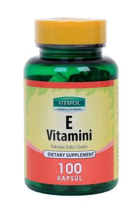 Vitamin E 400 Iu 268 Mg 100 Kapsül evit100