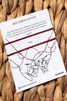 Kırmızı Red String Ip - Arkadaş Bilekliği 2325