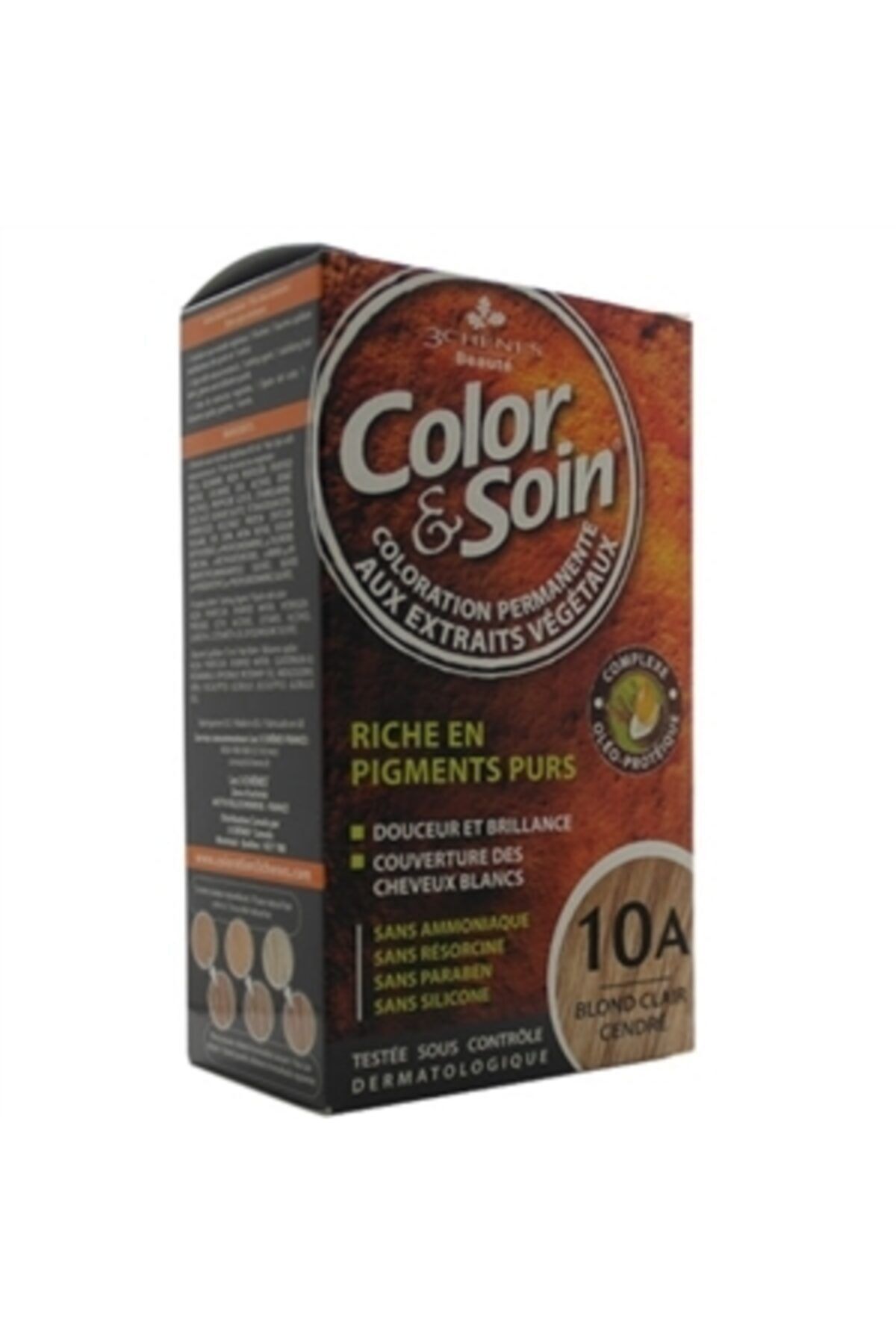 Color Soin Color And Soin Tamamen Bitkisel Organik Saç Boyası 10a Açık Sarı Cazibesi