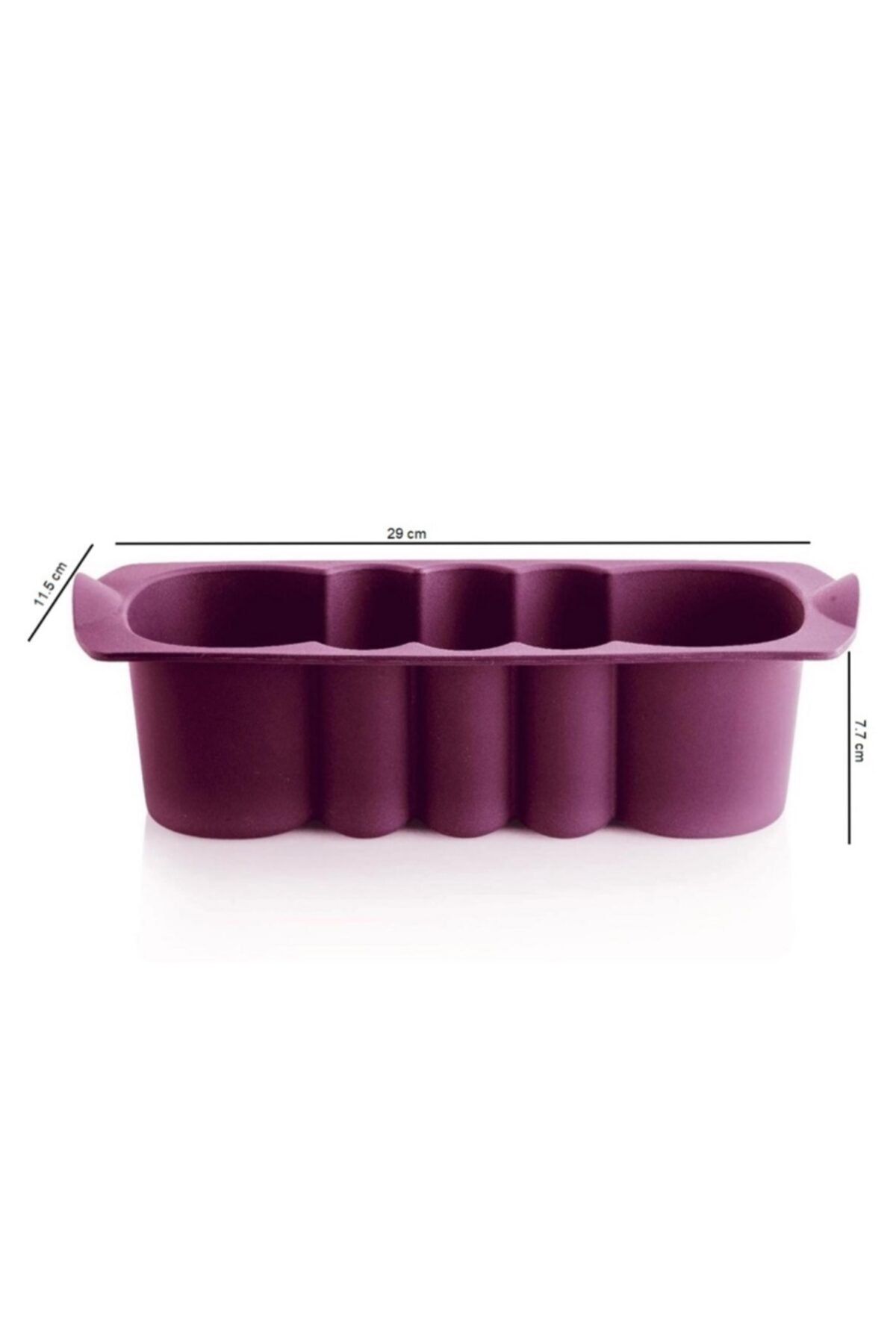 Tupperware-Purple Silicone Rectangular Cake Baking Container Hsgl 4