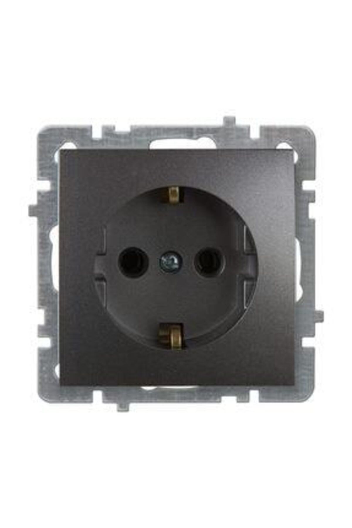 Nilson-Touran Smoked Grounded Socket Mechanism +Key (Excluding the Frame) 1