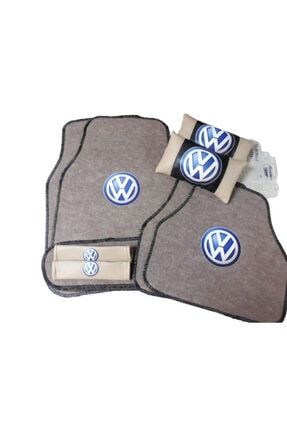 Volkswagen Caddy Bej Deri Kemer Konforu,deri Yastık Ve Halı Paspas Set 6vwDDDp6-7