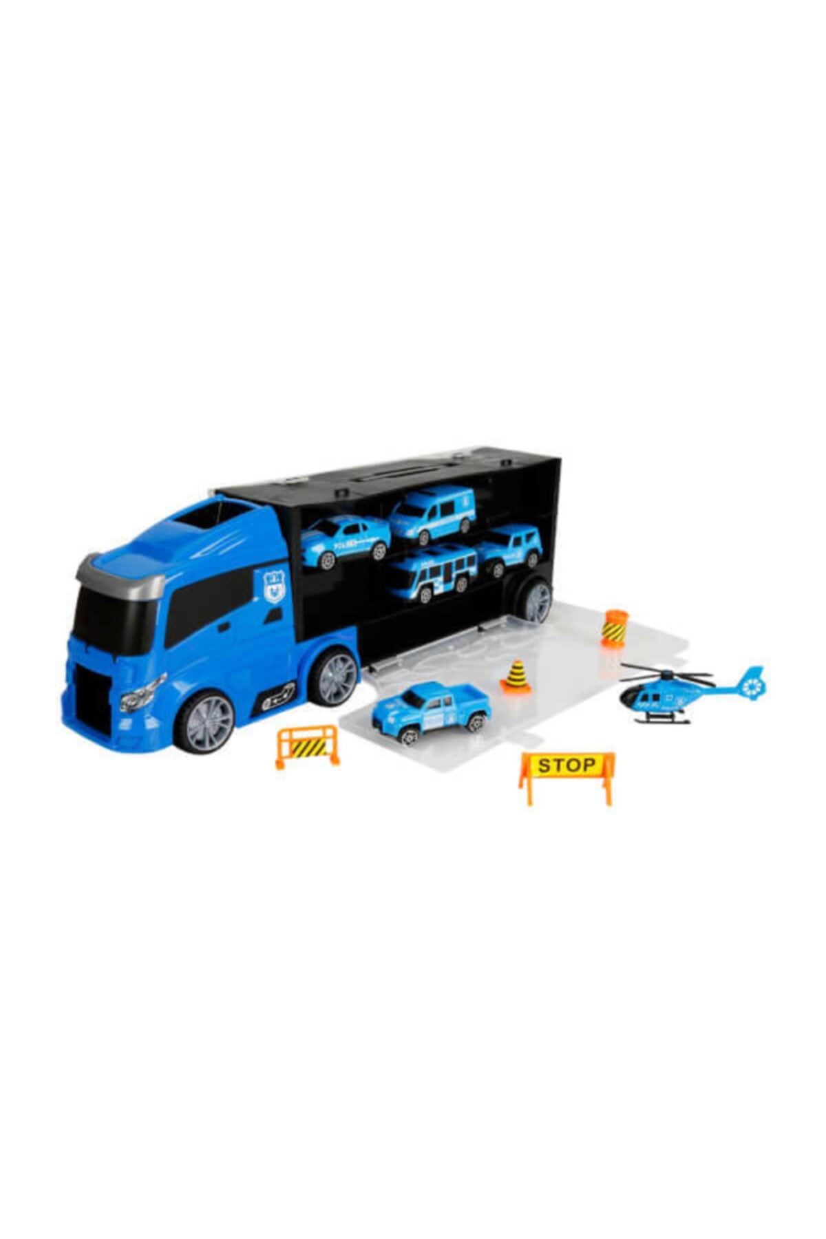 Sunman Oyuncak Maxx Wheels Çantalı Transporter Taşıyıcı Tır 40cm
