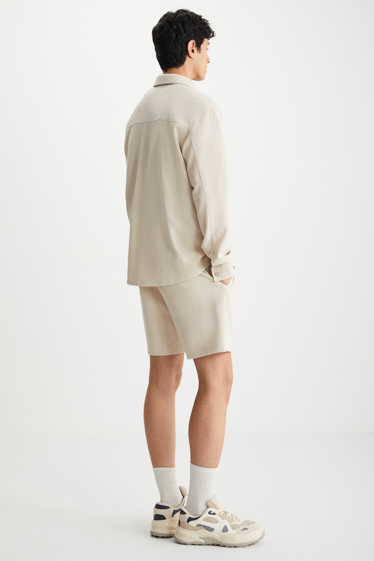 GRIMELANGE  RAMADANP015 Bej Gömlek - Görsel 6