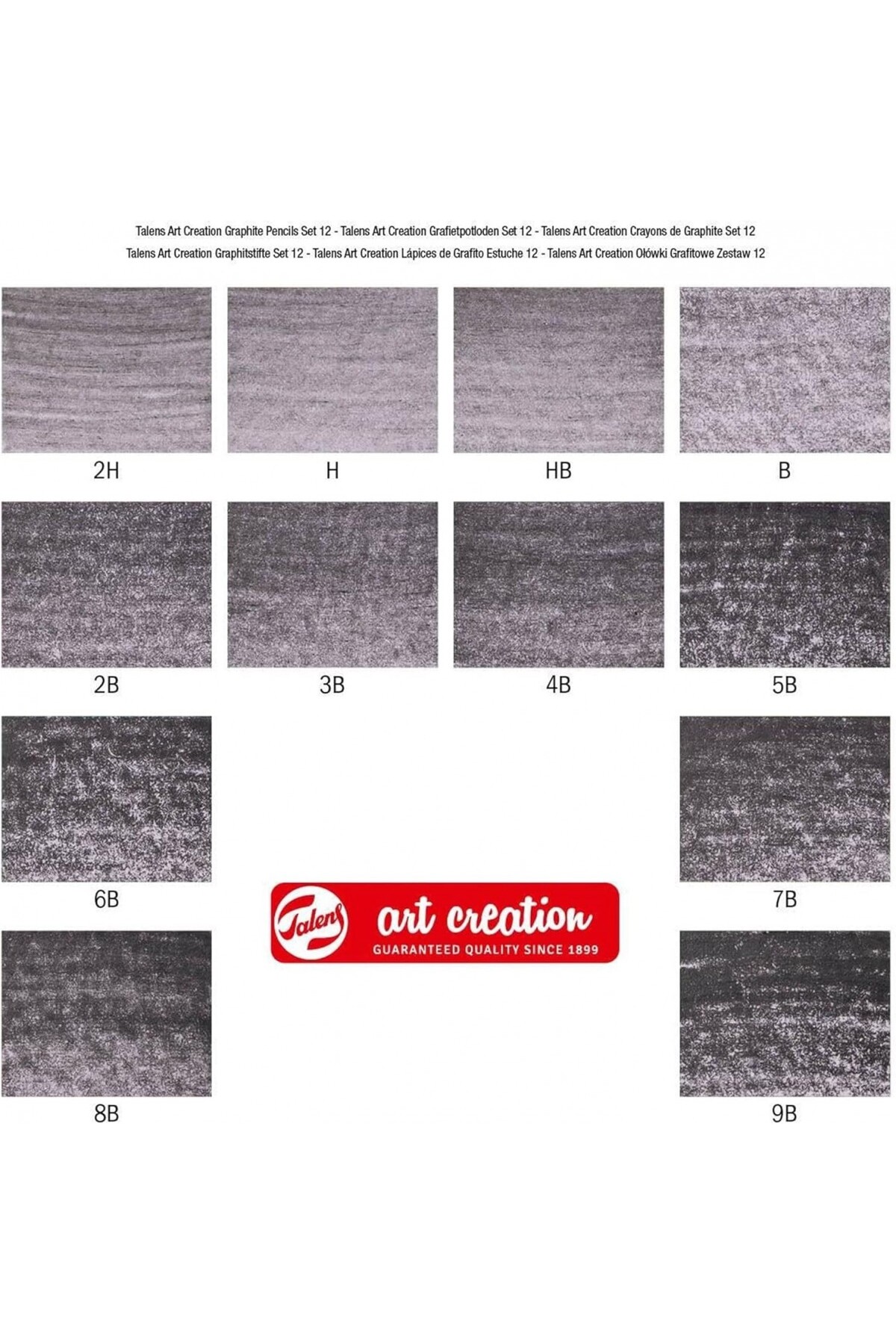 Art Creation Talens Graphite Pencils 12'li Dereceli Kalem Seti / 9020124m Fiyatı, Yorumları