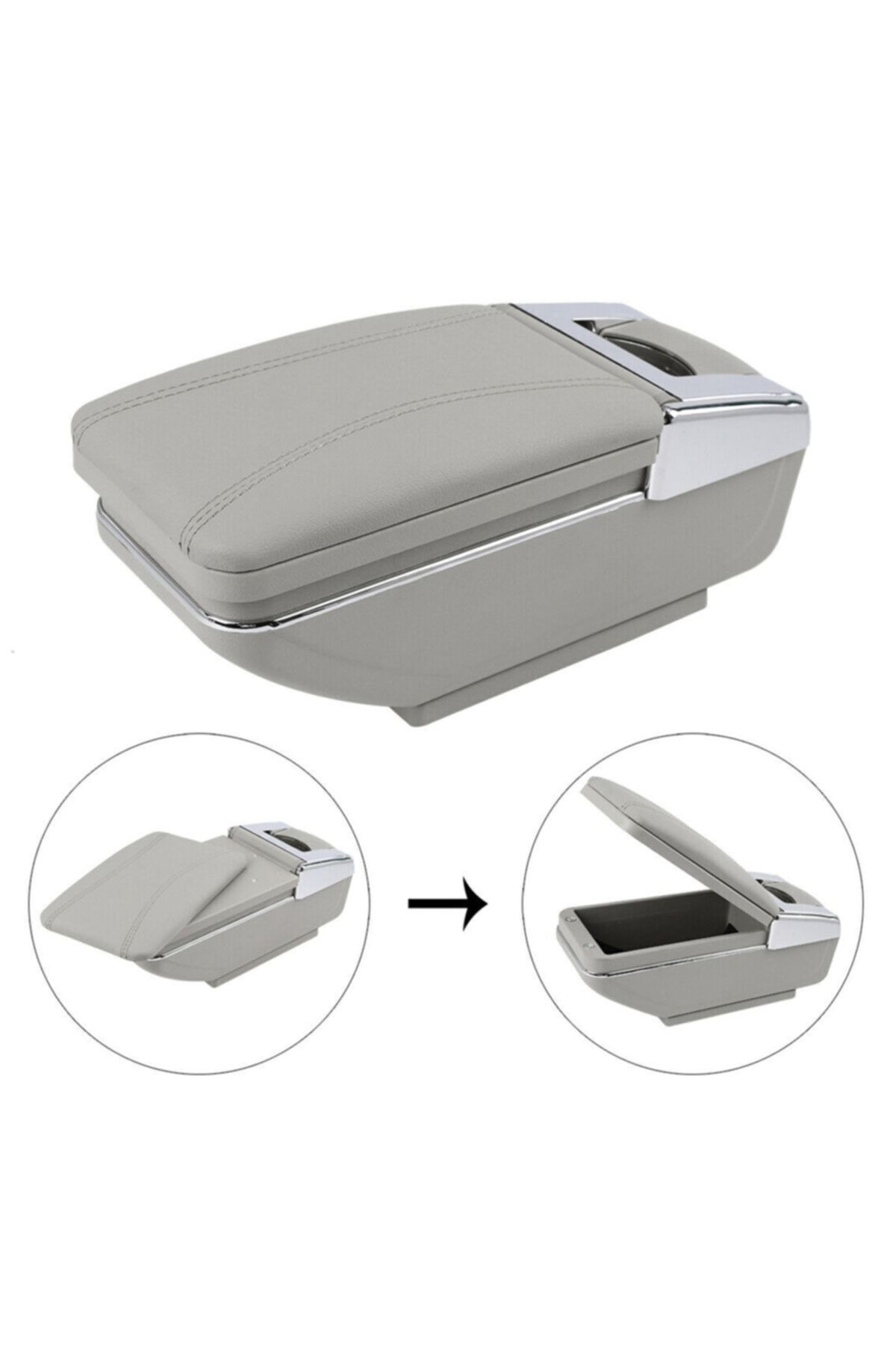 C9-Gray Armrest Suitable For Any Vehicle Auto Armrest Armrest Universal 3