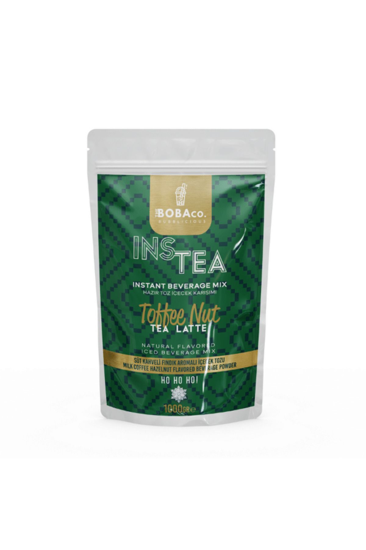 TheBobaCo. Bubblicious Instea Toffee Nut - Sütlü Kahveli Fındık Aromalı İçecek Tozu