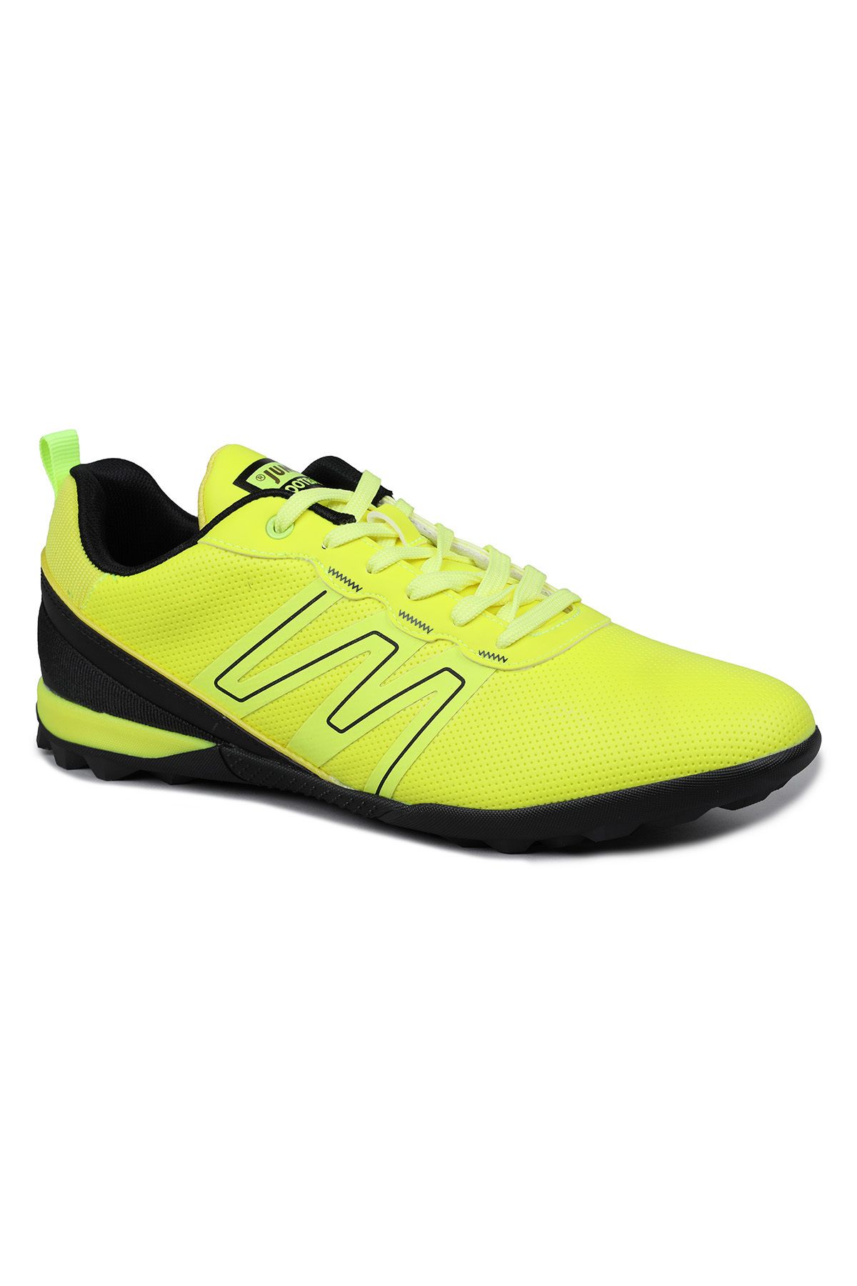 Jump-29112 Pantofi de fotbal cu crampoane Astroturf verde neon 6
