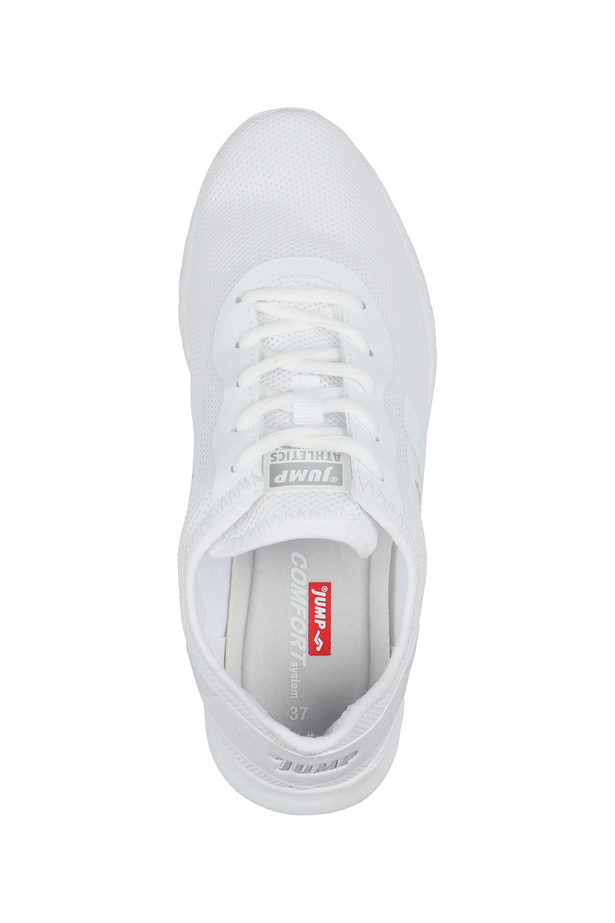 Jump-24853 White - Silver Color Women's Sneaker Casual Sneakers 6