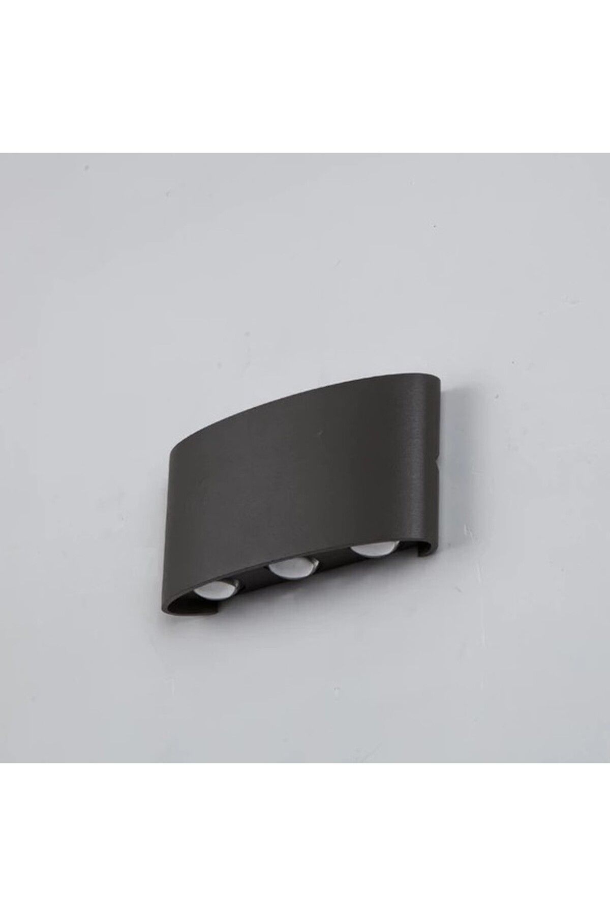 10 W İki Yönlü Led Duvar Aplik - Amber Işık  - Siyah - IP44 - CT-8011A