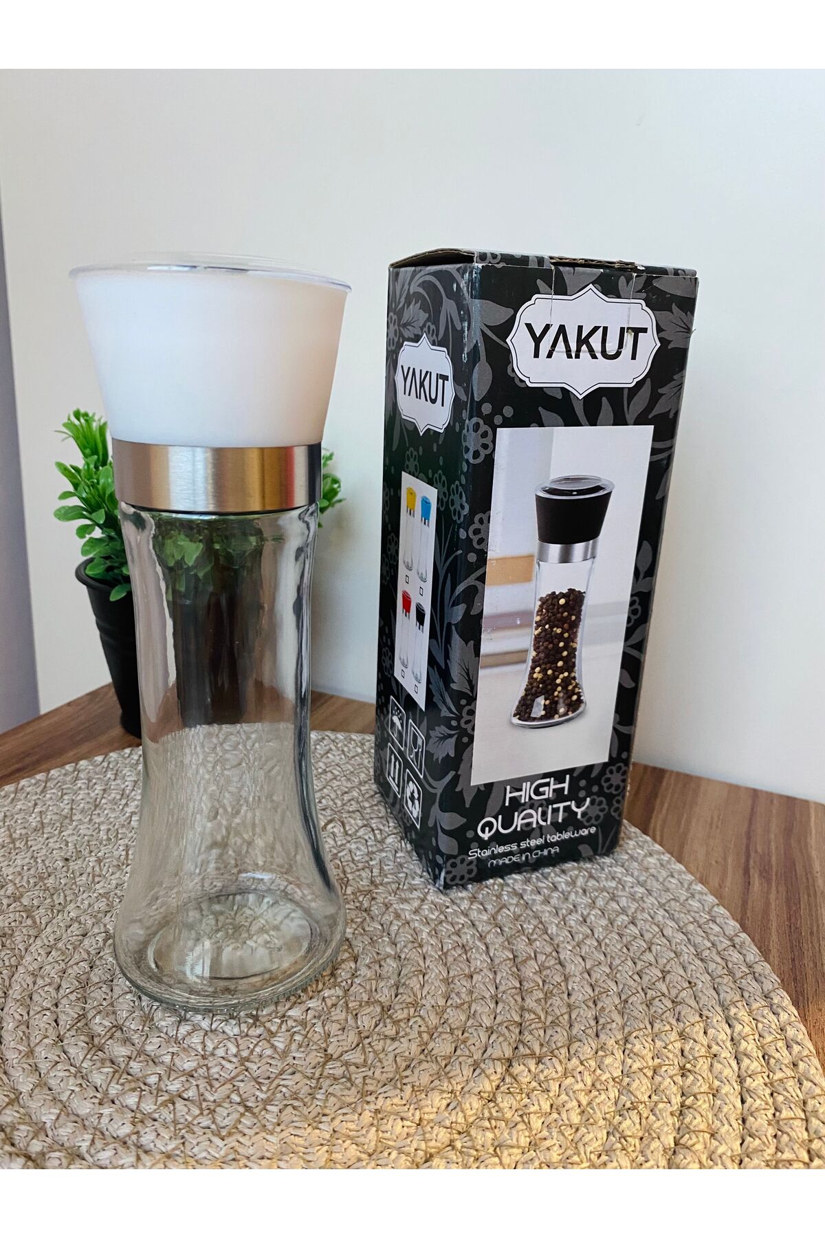 YAKUT Baharat öğütücü değirmen paslanmaz bıçaklı