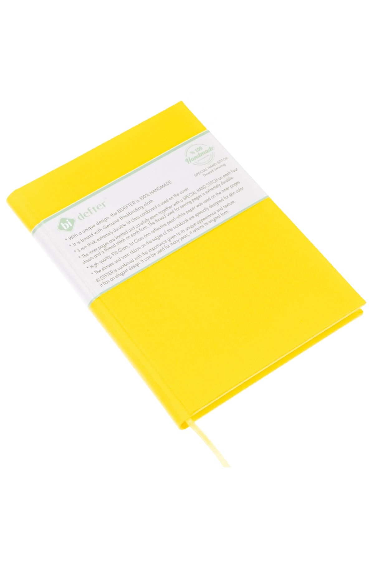 BİDEFTER-Guitar Notepad (With Tab Key, Left Cut Line) + Planner 100% Handmade, Hand Stitched (A/5) 2