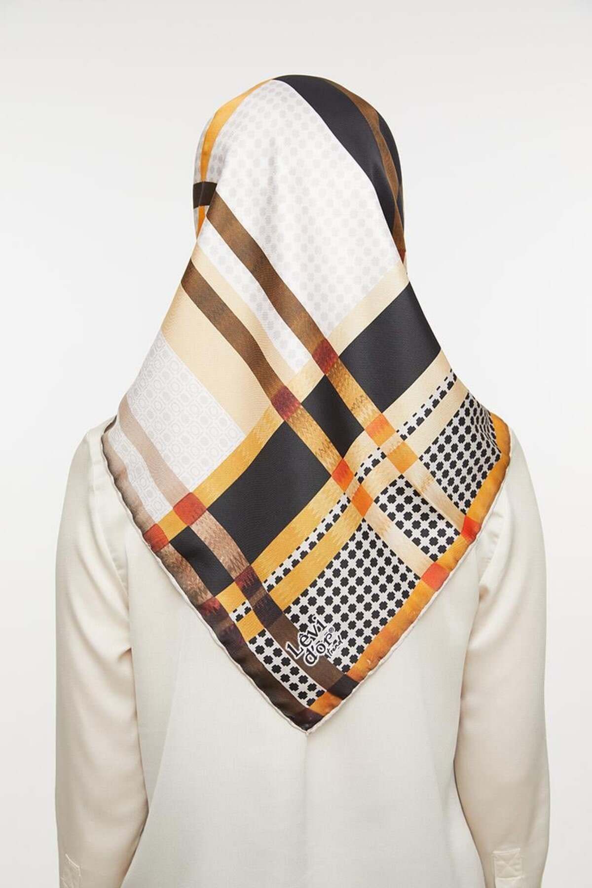 روسری چند رنگ Twill Trend اورجینال Levidor