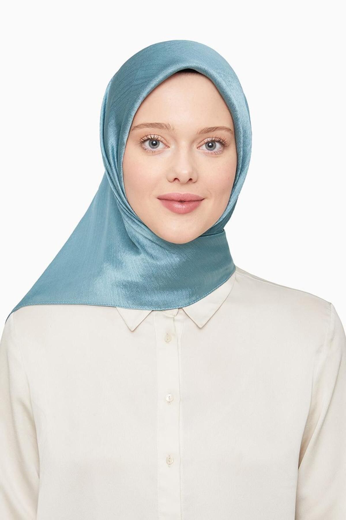 روسری آبی ژانجان فیروزه اورجینال Levidor
