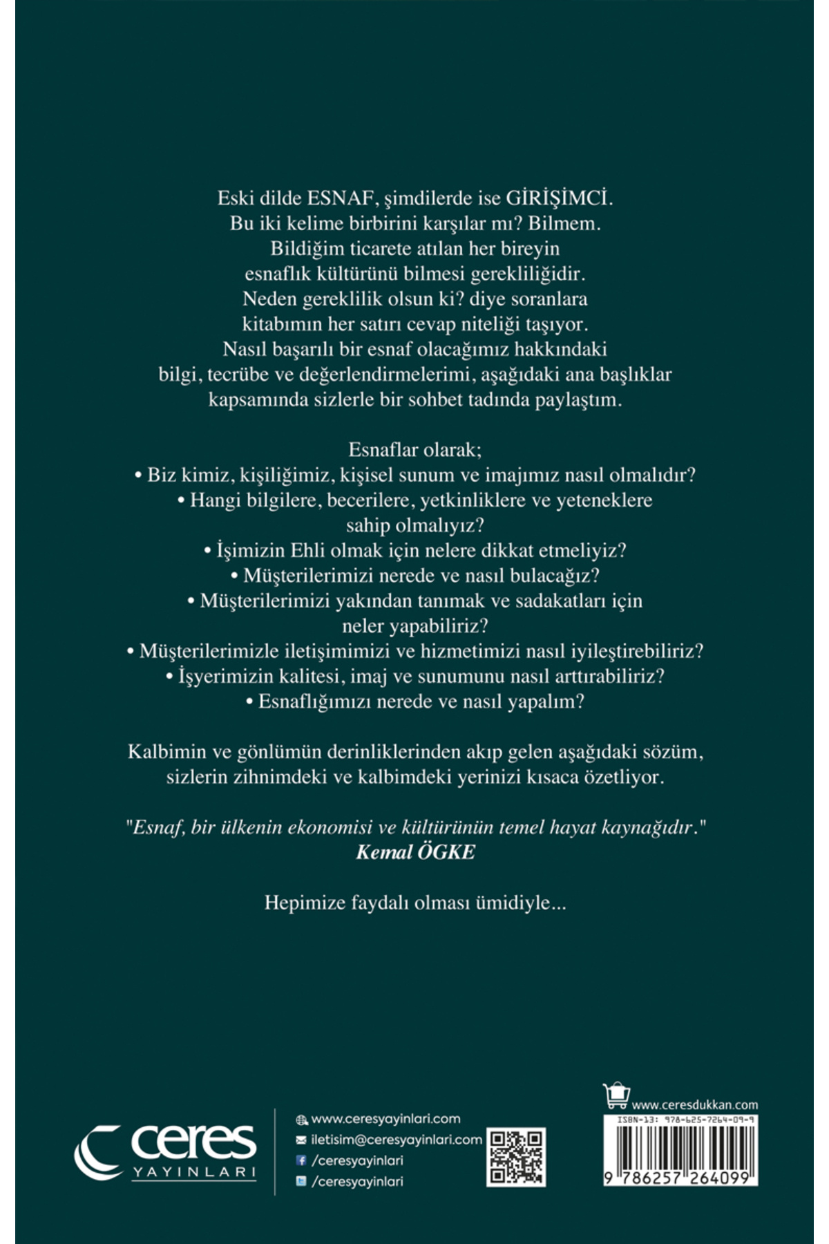 Başarılı Esnaf Nasıl Olunur? - Kemal Ögke 9786257264099 2