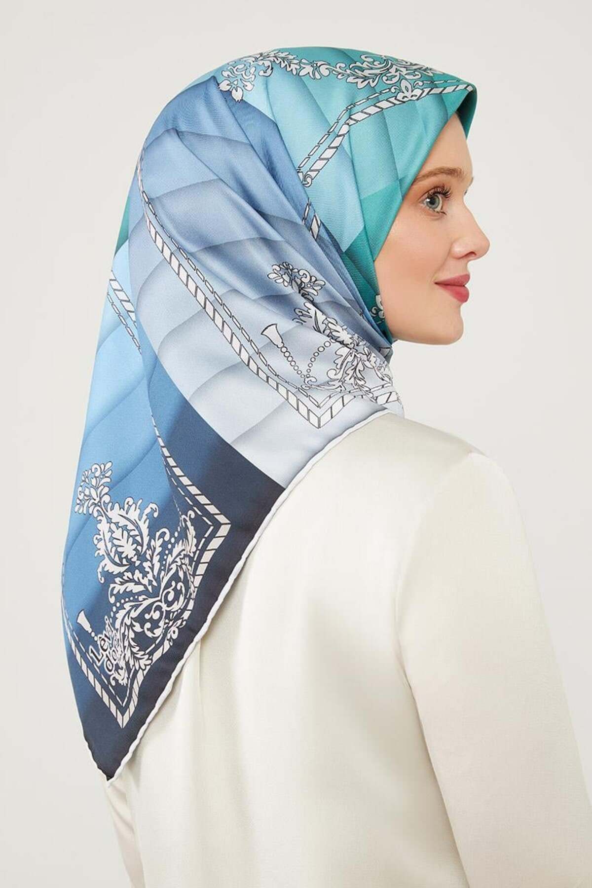 روسری آبی Twill Trend Color Trendition Levidor