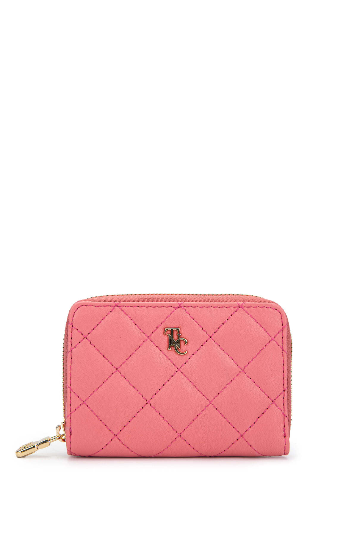 تامر تانجا کیف پول صورتی چرم اصل یونیسکس