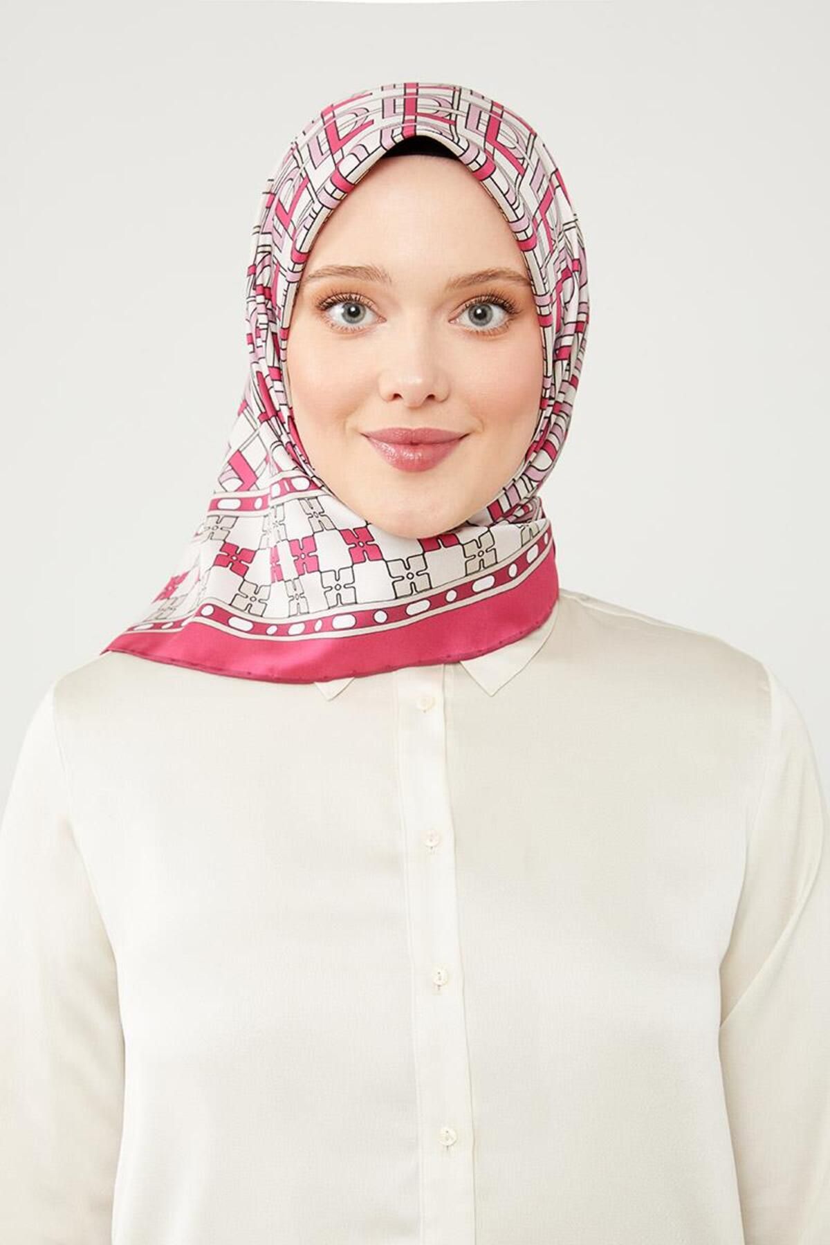 روسری صورتی Twill Trend Fuchia LVD Levidor