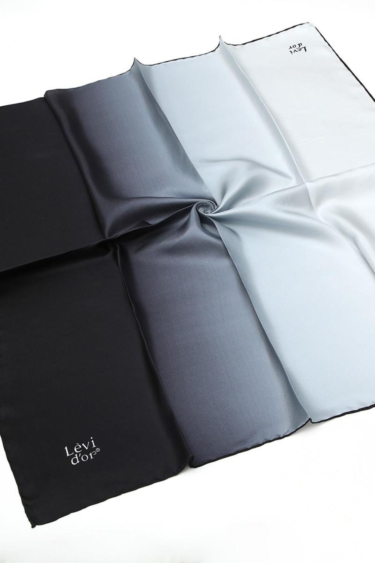 روسری نقرهای IPEK TWILL SILVER اورجینال Levidor