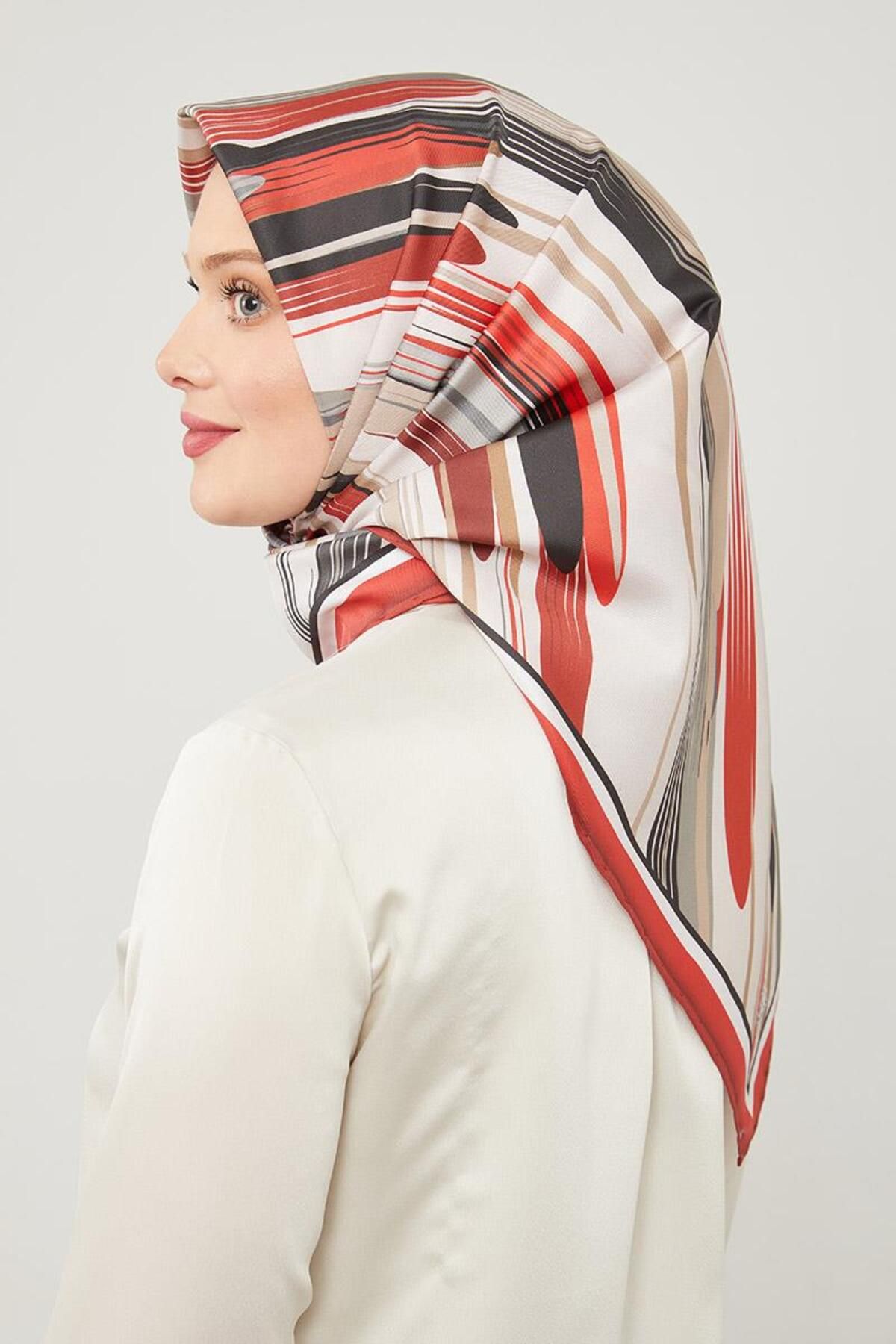 روسری قرمز Twill Trend اورجینال Levidor
