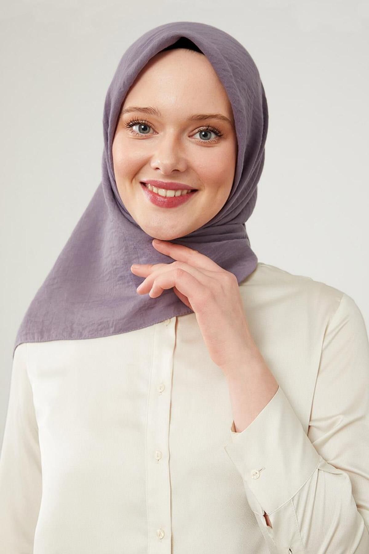 روسری بنفش پنبه لوکس اورجینال Levidor