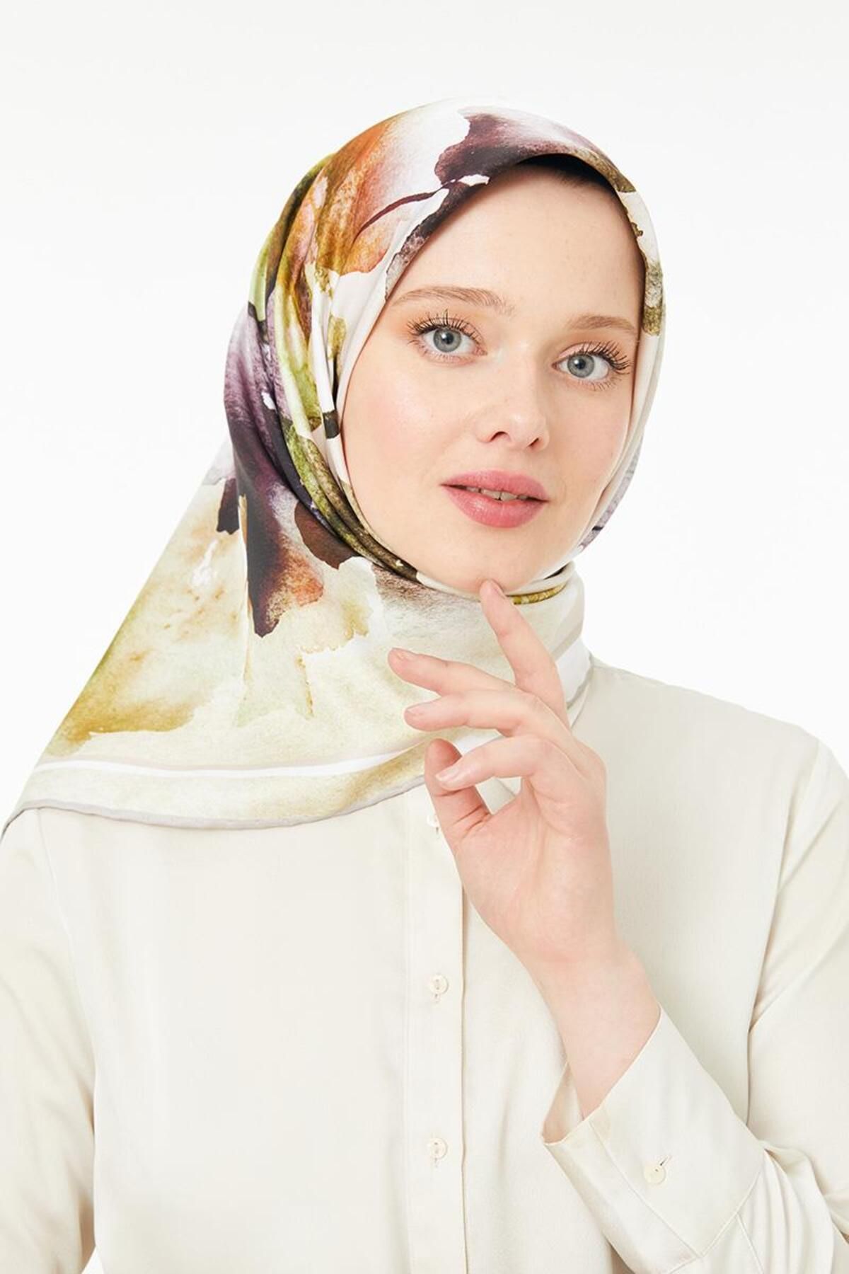 روسری چند رنگ Twill Trend اورجینال Levidor