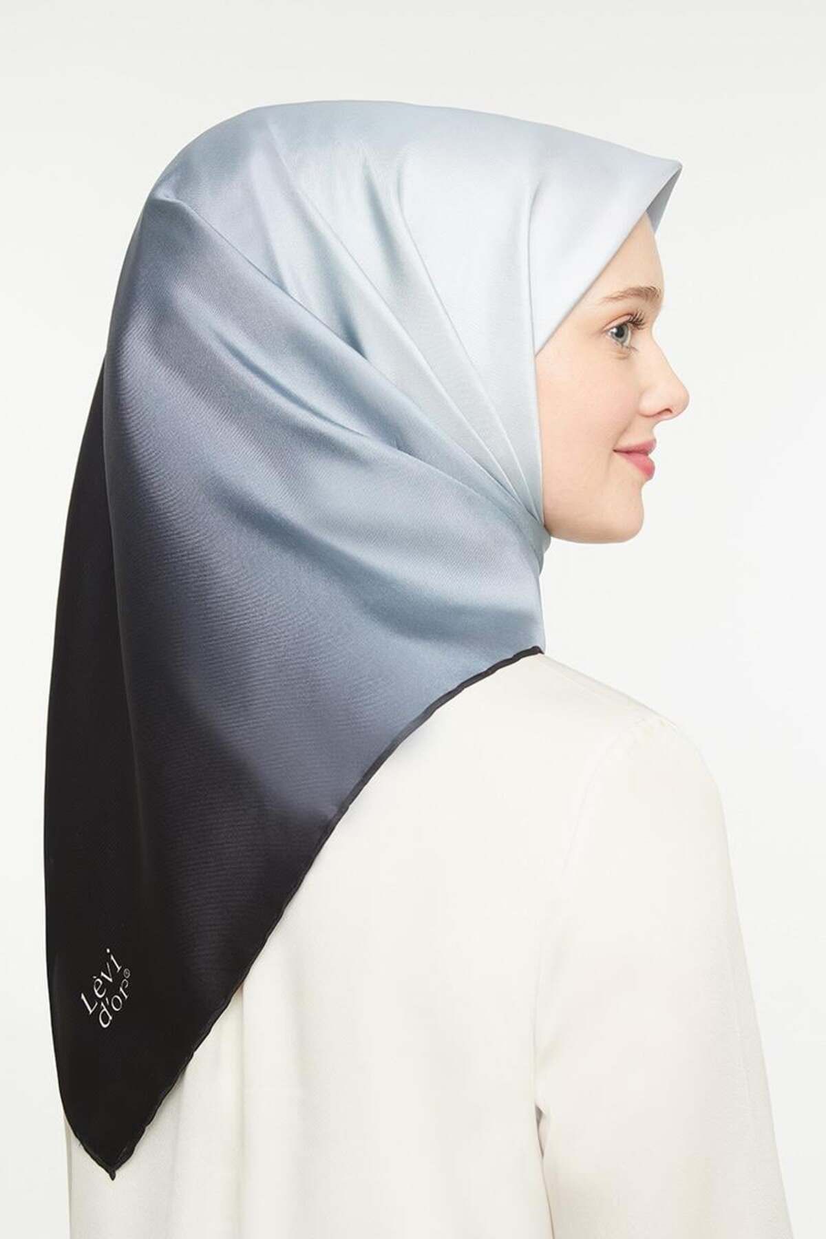 روسری نقرهای IPEK TWILL SILVER اورجینال Levidor