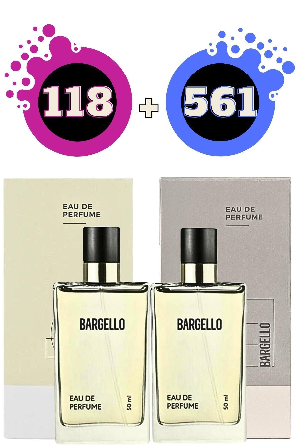عطر زنانه 118 Edp Floral 50 ml + ست عطر مردانه 561 Edp Fresh 50 ml Bargello