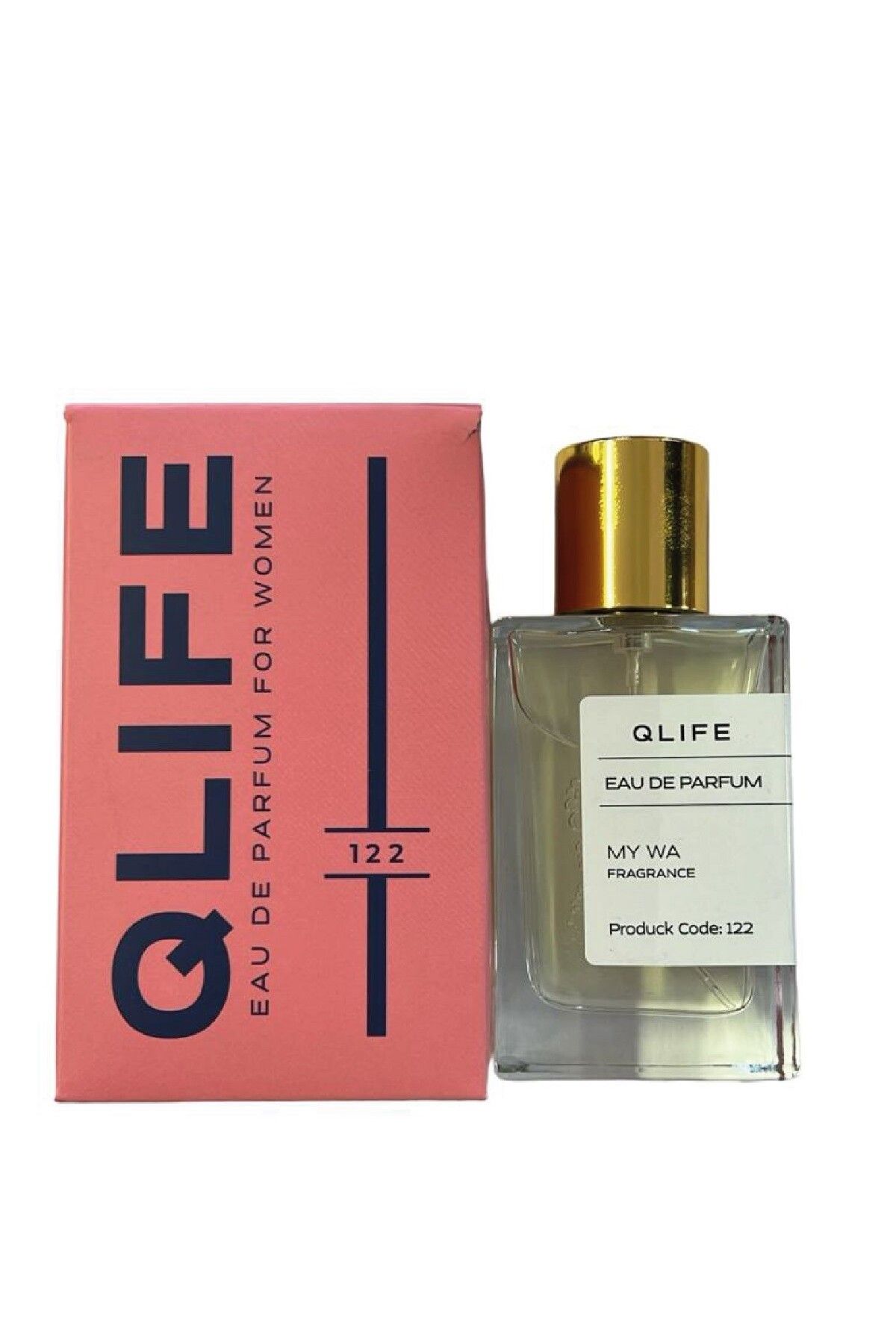 عطر 122 برای زنان 50 سی سی Edc Qlife