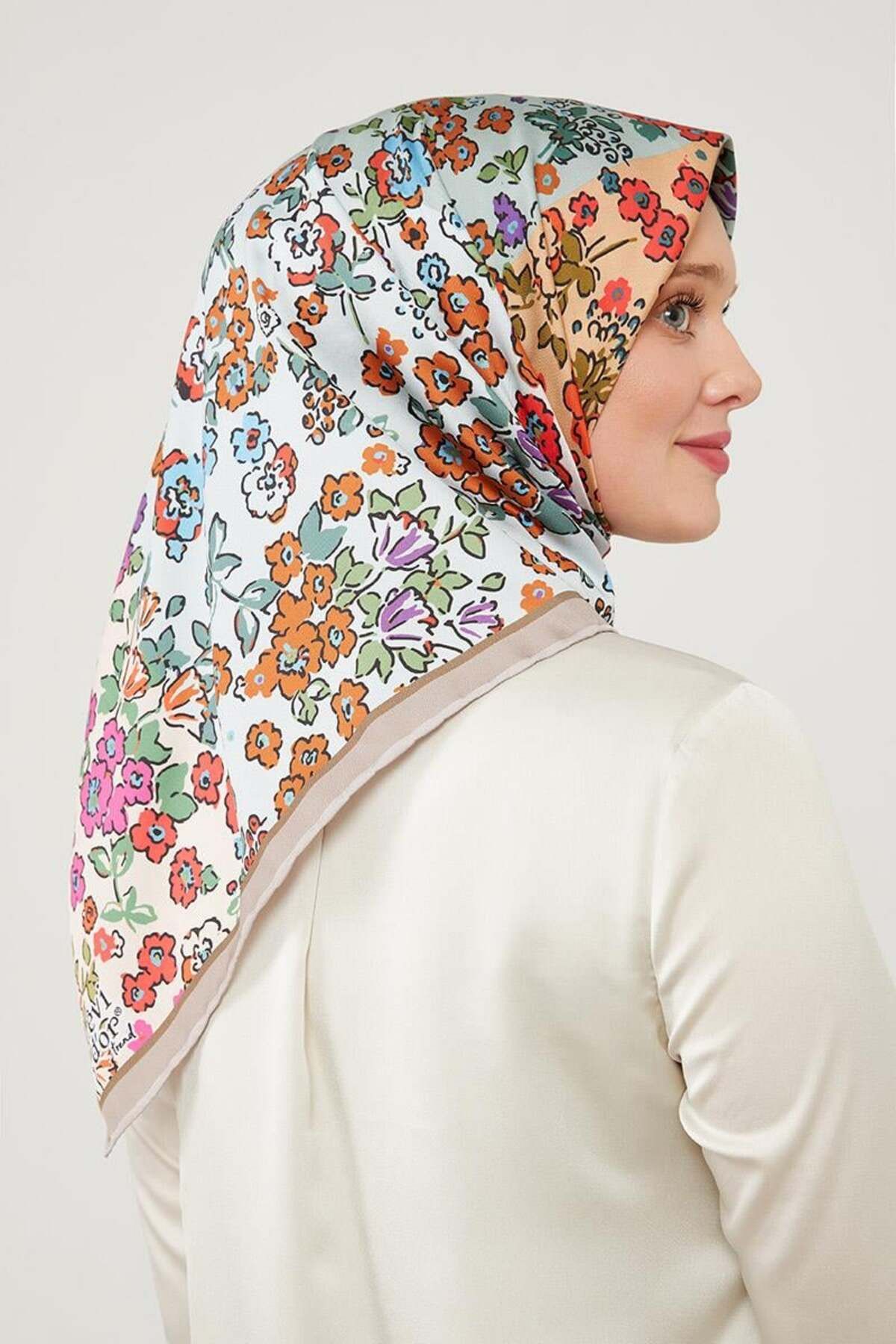 روسری بنفش Twill Trend Mine Lila Levidor