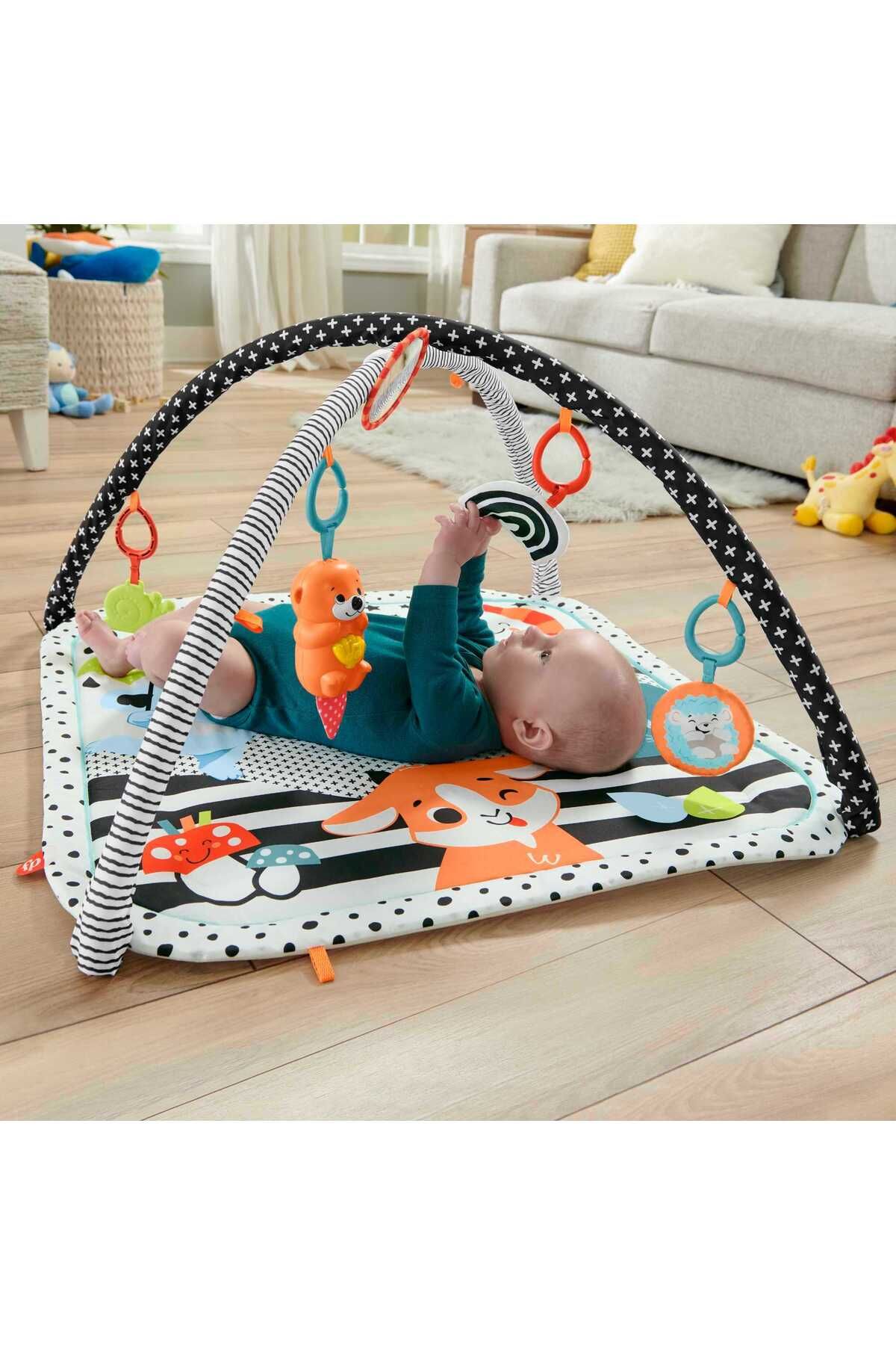 قیمت و خرید حیوانات شاد مرکز ژیمناستیک 3 در 1 hbp41 Fisher Price