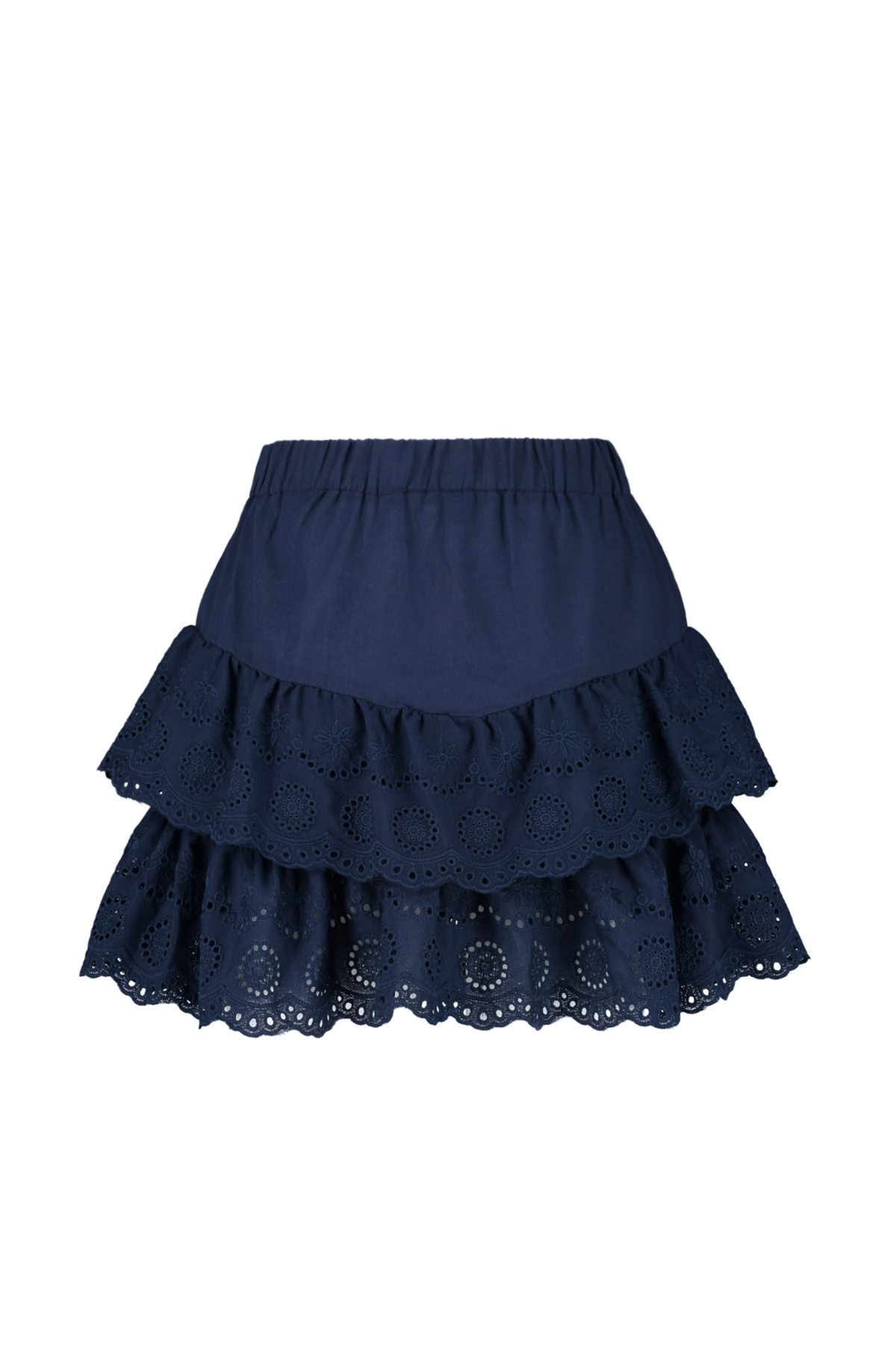 Trendyolmilla  Lacivert Dokuma Brodeli Plaj Mini Etek TBESS24ET00004 - Görsel 14