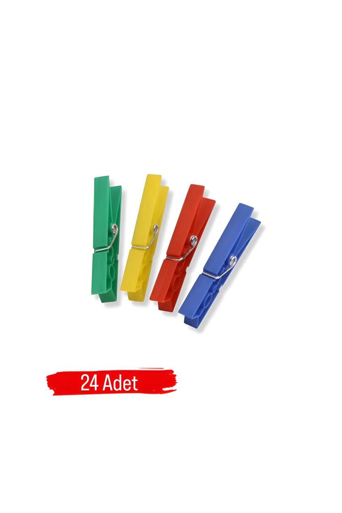 Metler Çamaşır Mandalı Klasik Çamaşır Mandalı İz Yapmayan Çamaşır Mandalı 24'Lü