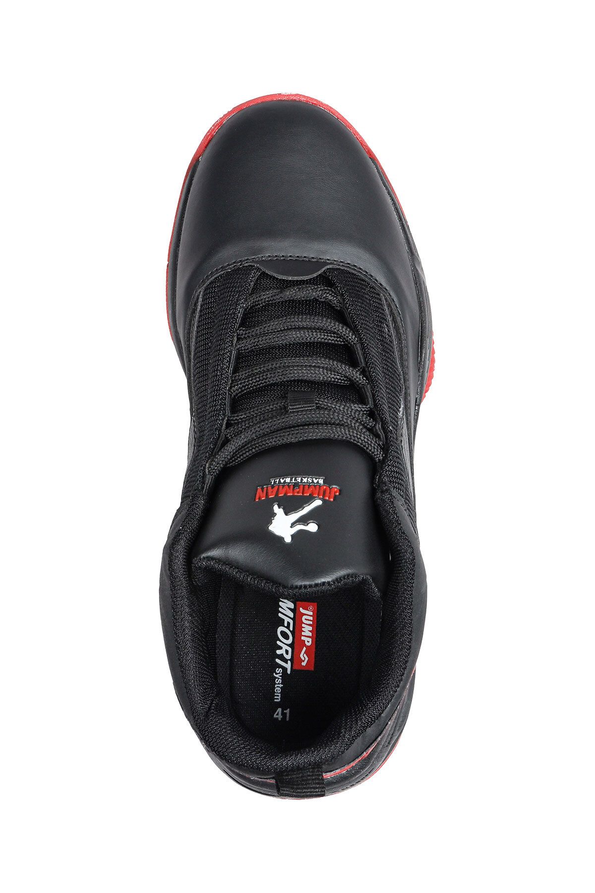 Jump-27721 Schwarz-rote Basketball-Sneaker für Jungen 3