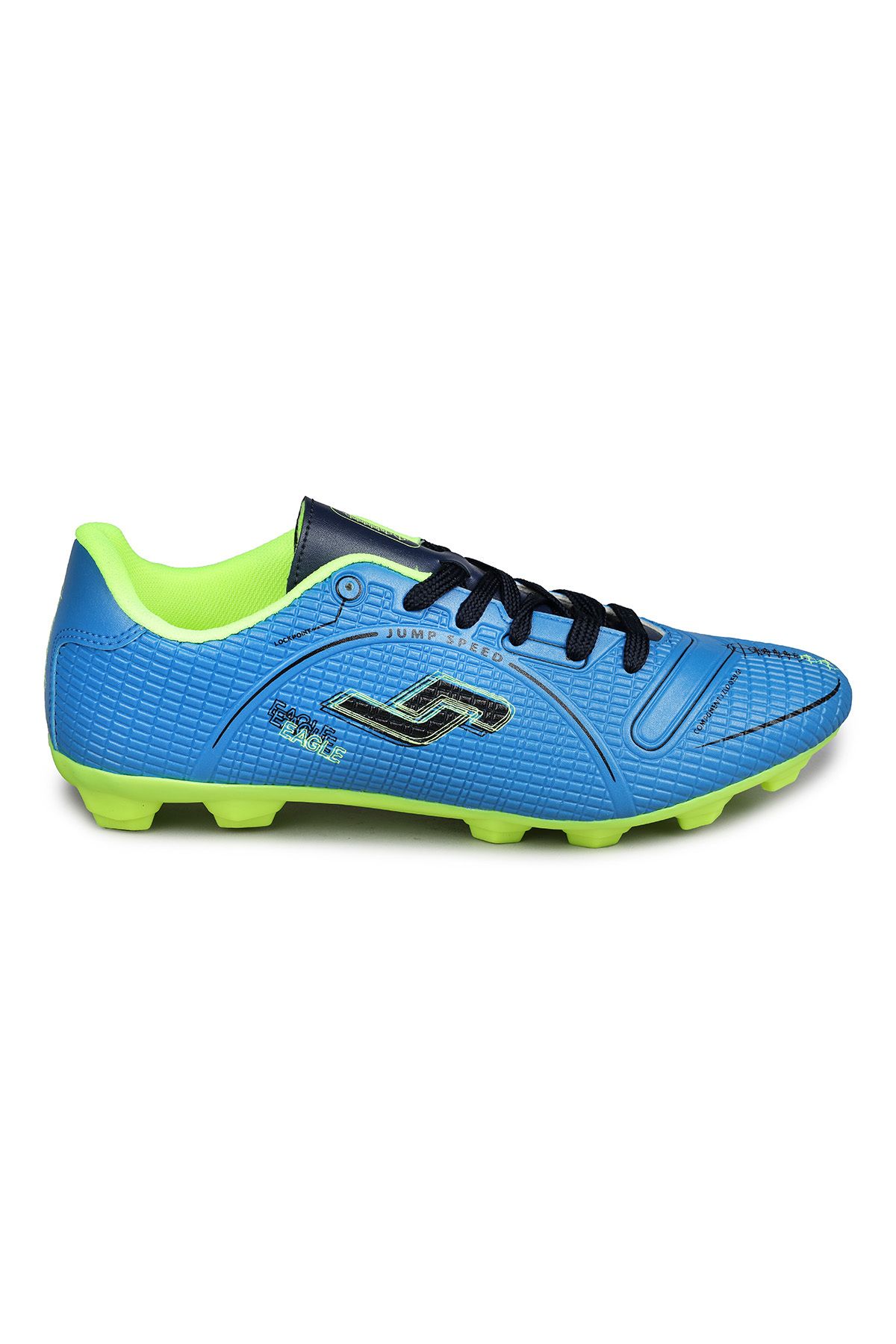 28223 Indigo - Neon Green Turf Astroturf کفش فوتبال Jump