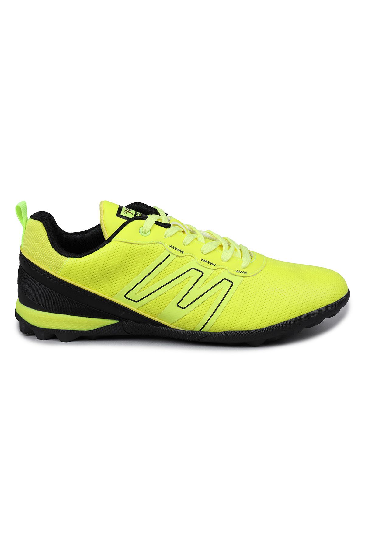 Jump-29112 Pantofi de fotbal cu crampoane Astroturf verde neon 5