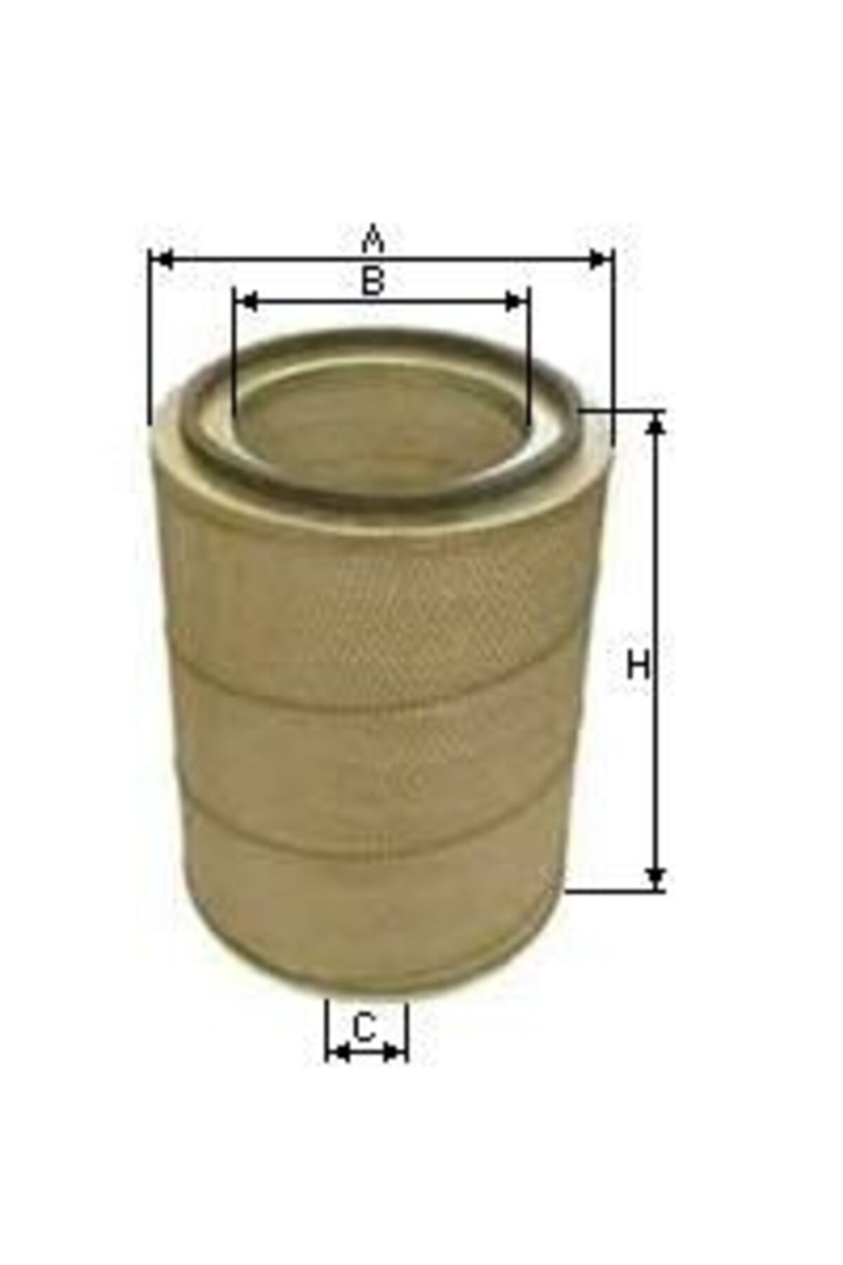 Şampiyon Filtre-CH 1124 LIEBHERR PR SERIES - AKSA GENERATOR AJ 20025 AIR FILTER 3