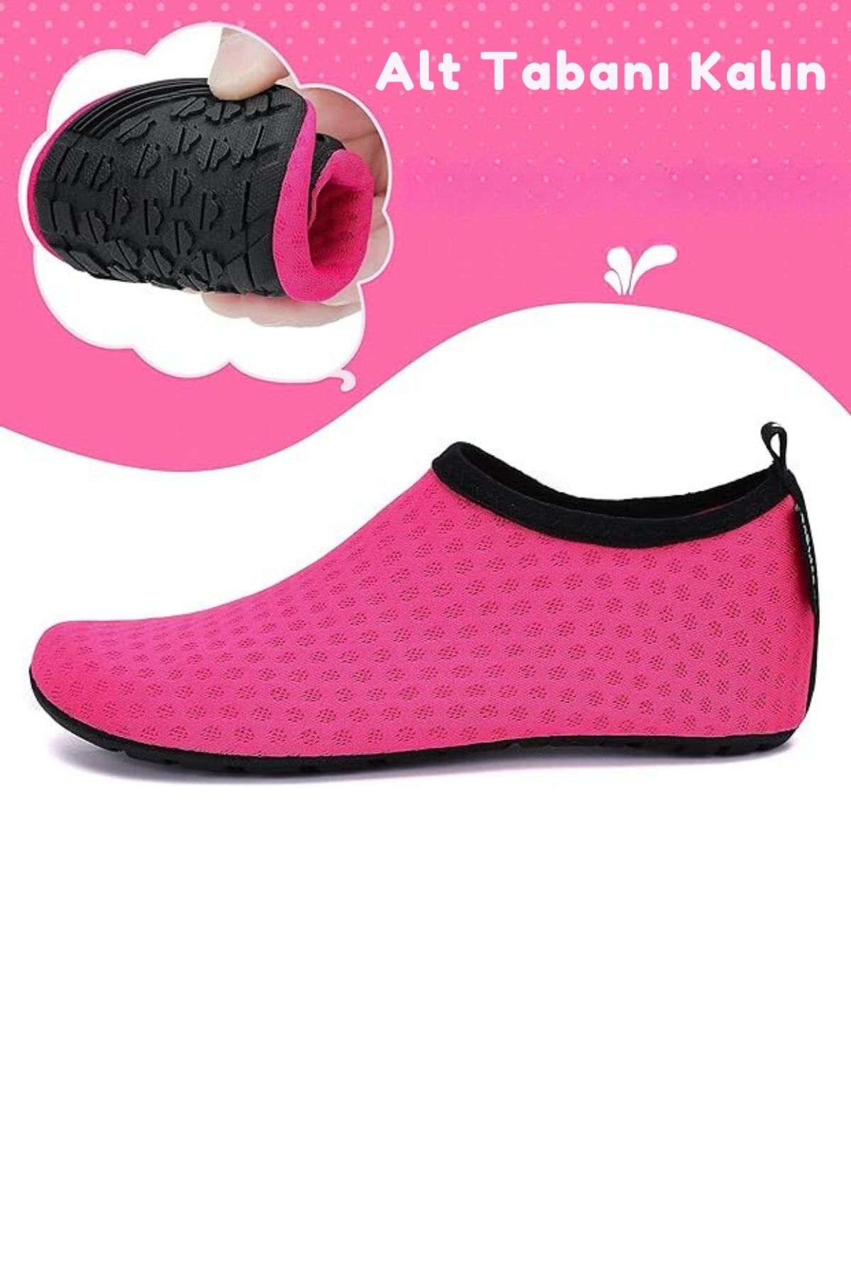 DİGGO-Pink Hajj Umrah Tawaf Booties Thick Bottom Base 2