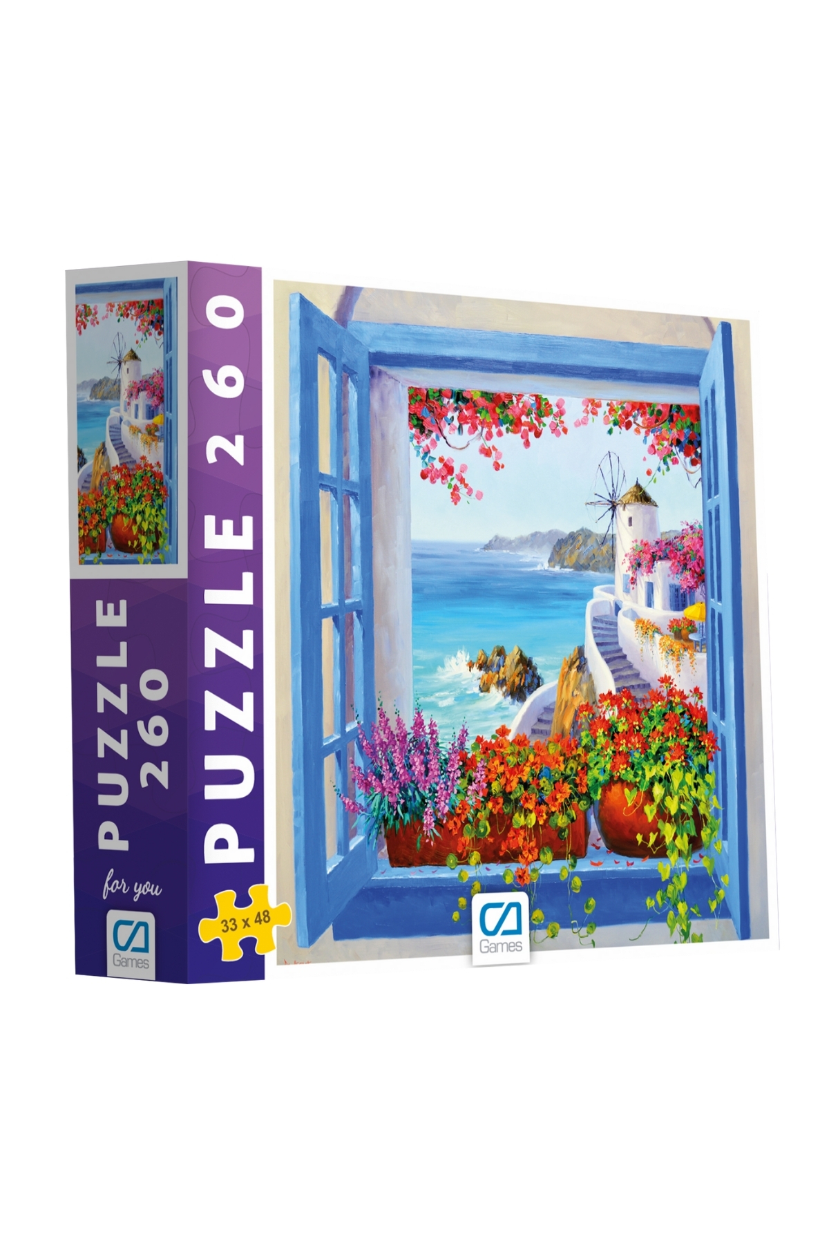 CA Games Manzaralı Pencere 260 Parça 33x48cm Çocuk ve Yetişkin