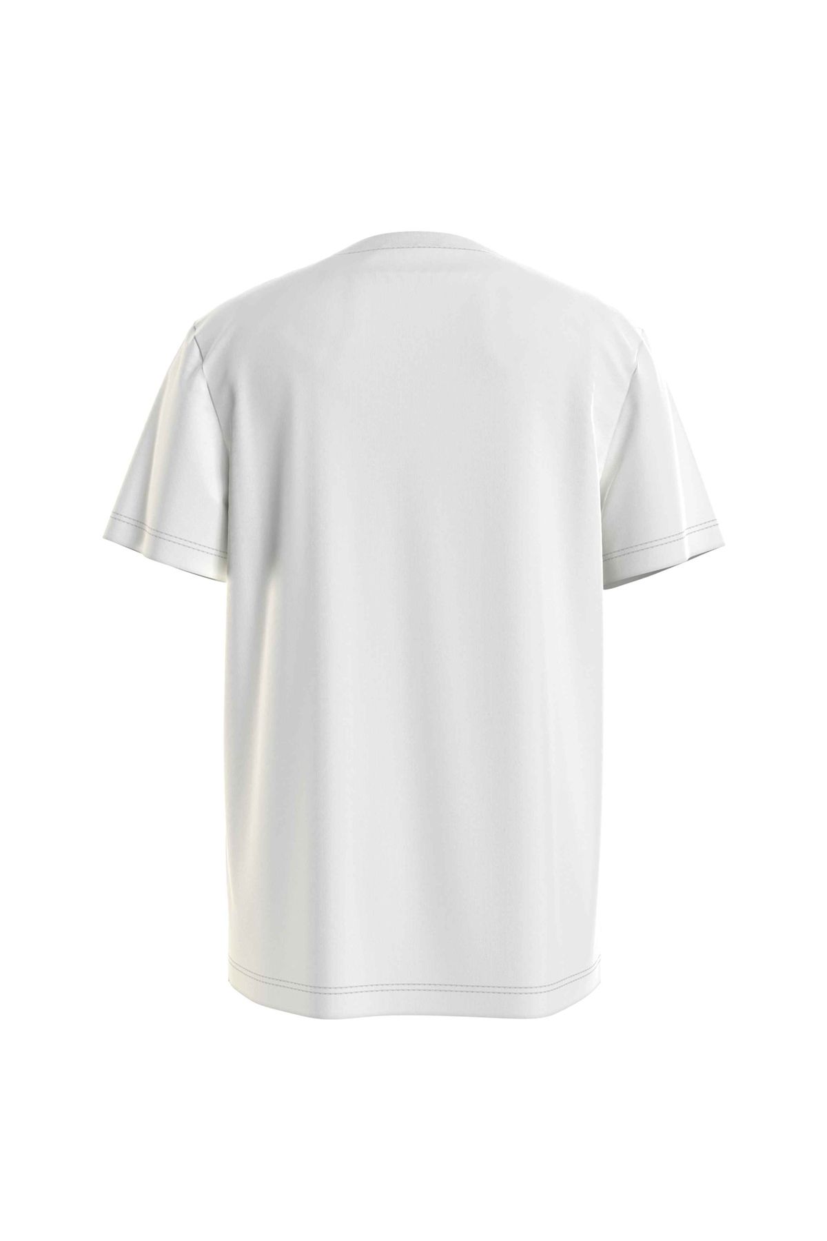 تی شرت سفید مردانه طرح دار پوست دوم SS Calvin Klein