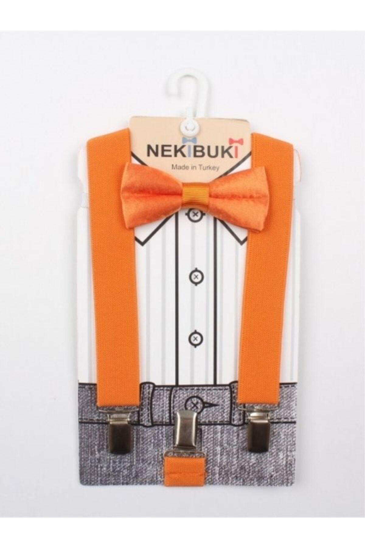 NEKİBUKİ-Suspender Bow Tie Set 1
