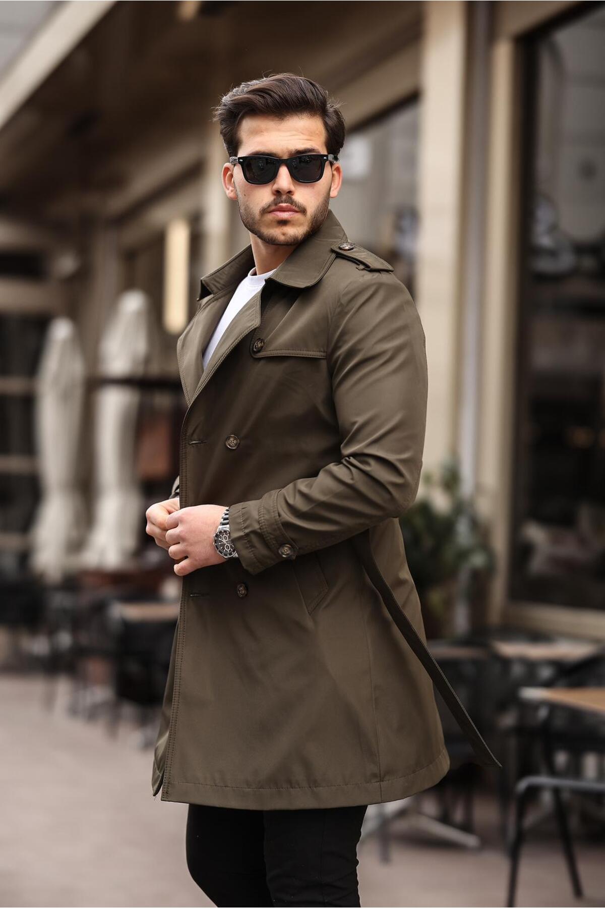 ترنچ کت مردانه ???? FREED MOND | 342 اورجینال - تصویر 4