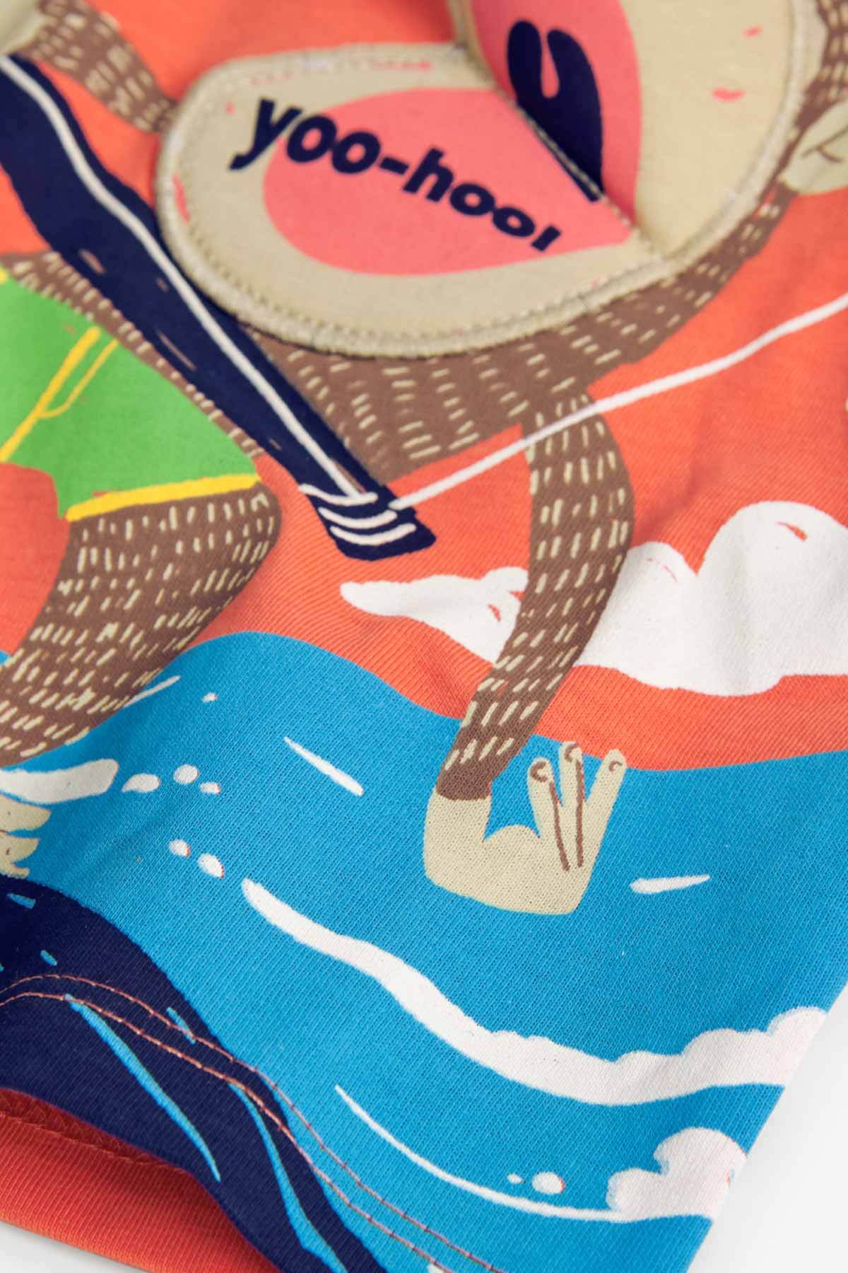 تیشرت پسرانه برند بوبولی Boboli اصل 308056-5150 - تصویر 3