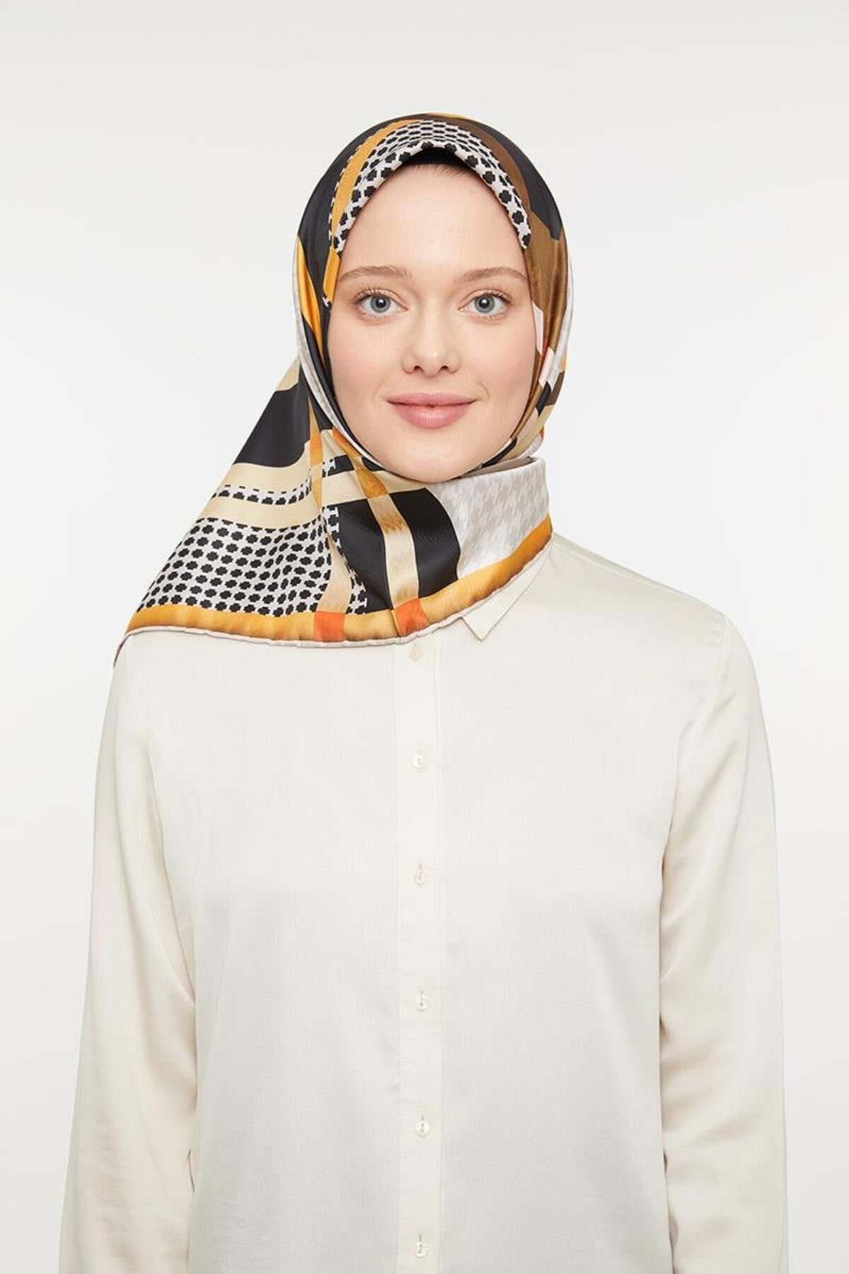 روسری چند رنگ Twill Trend اورجینال Levidor