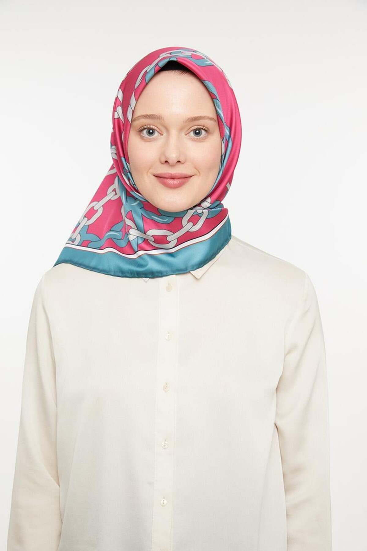 روسری خاکستری Twill Trend Grey اورجینال Levidor