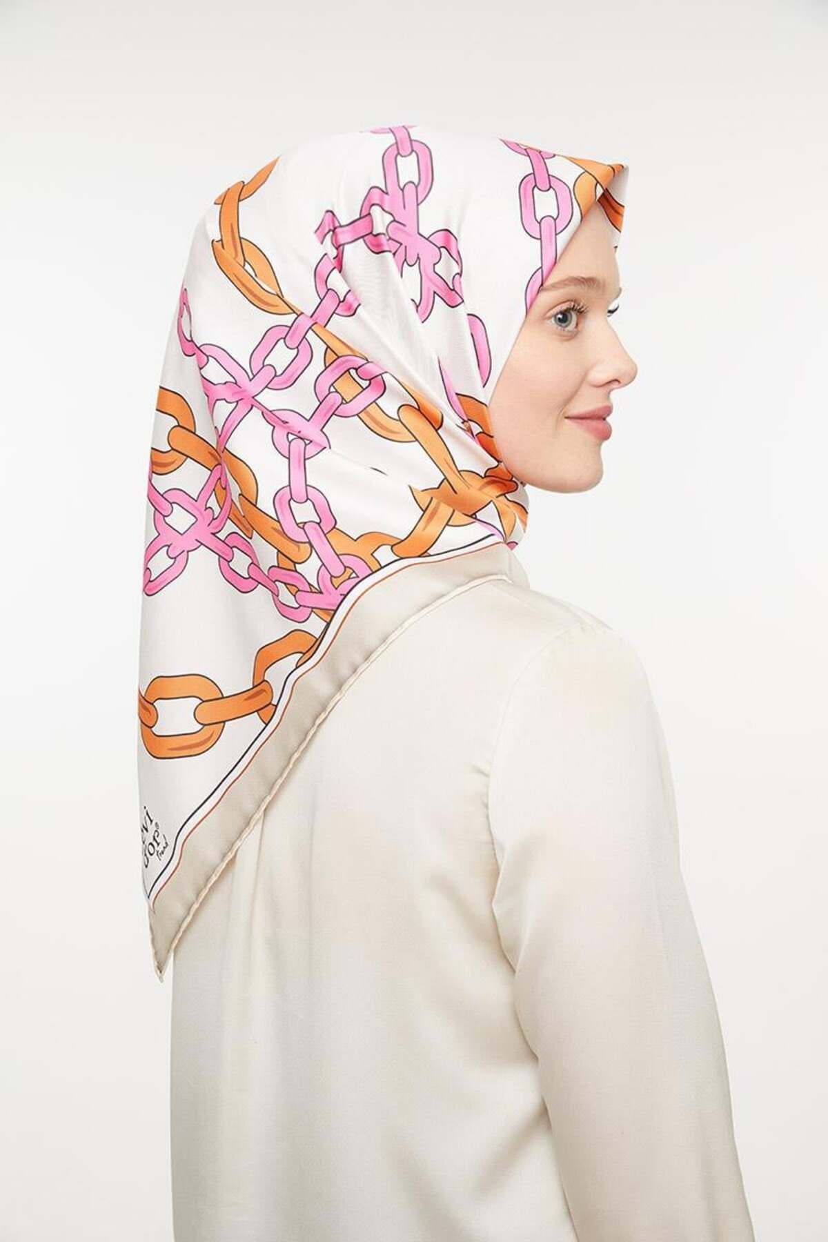 روسری صورتی Twill Trend Fuchsia اورجینال Levidor