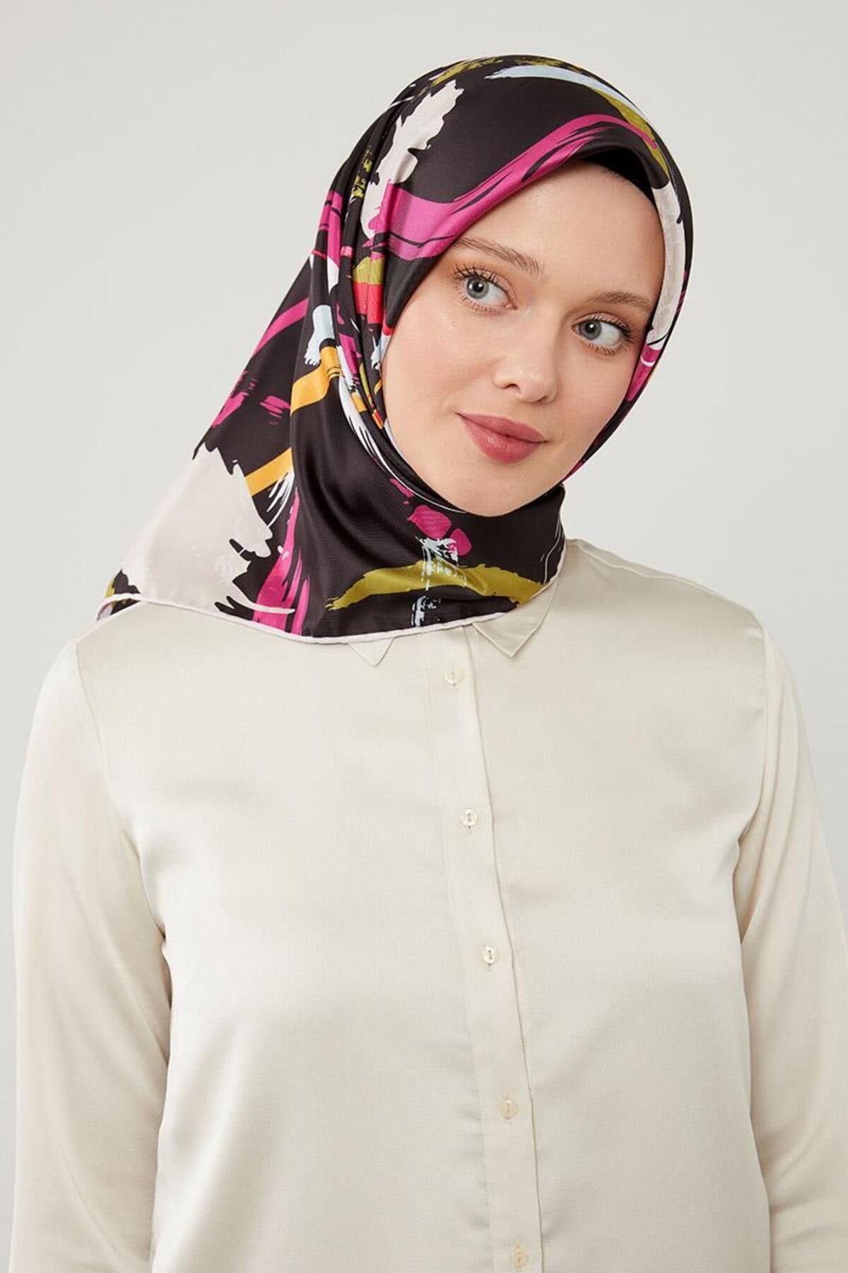 روسری چند رنگ Twill الگوی ویزون Levidor