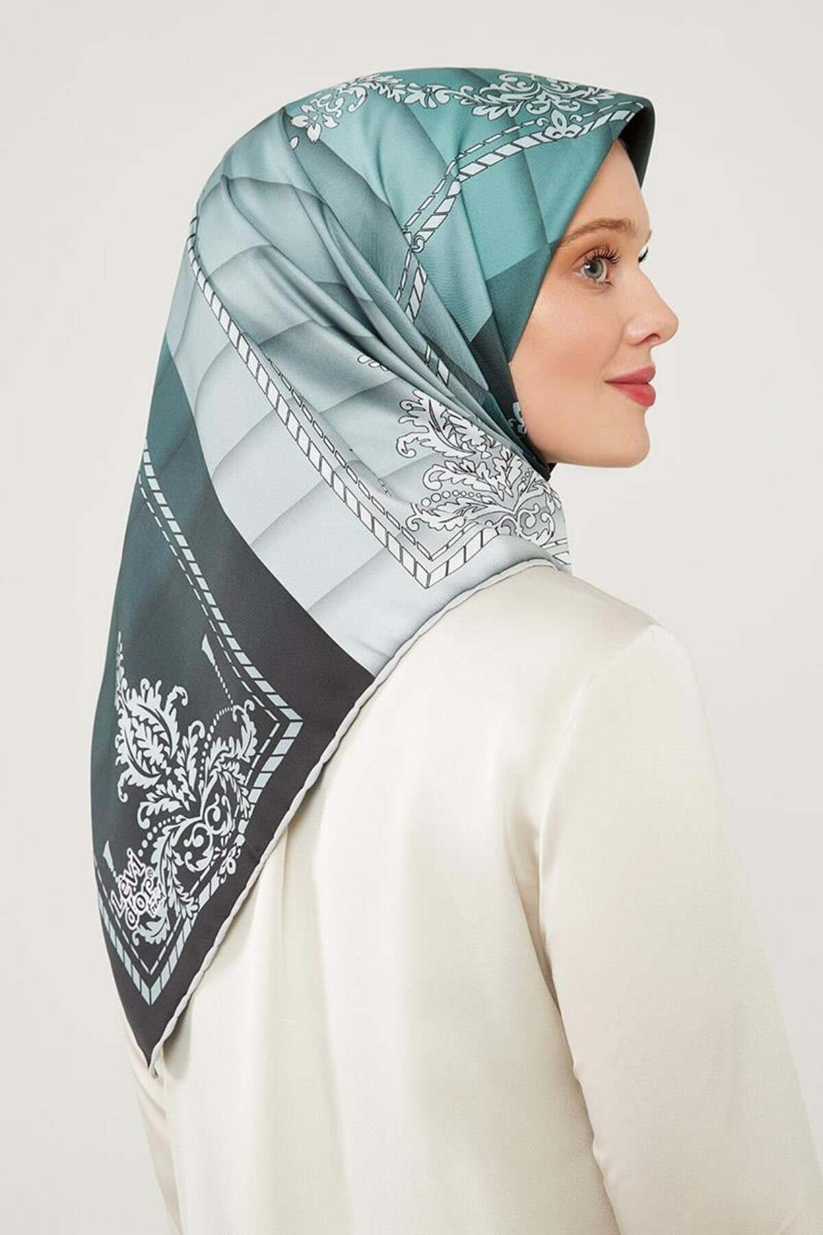 روسری سبز Twill Trend Color Transition Levidor