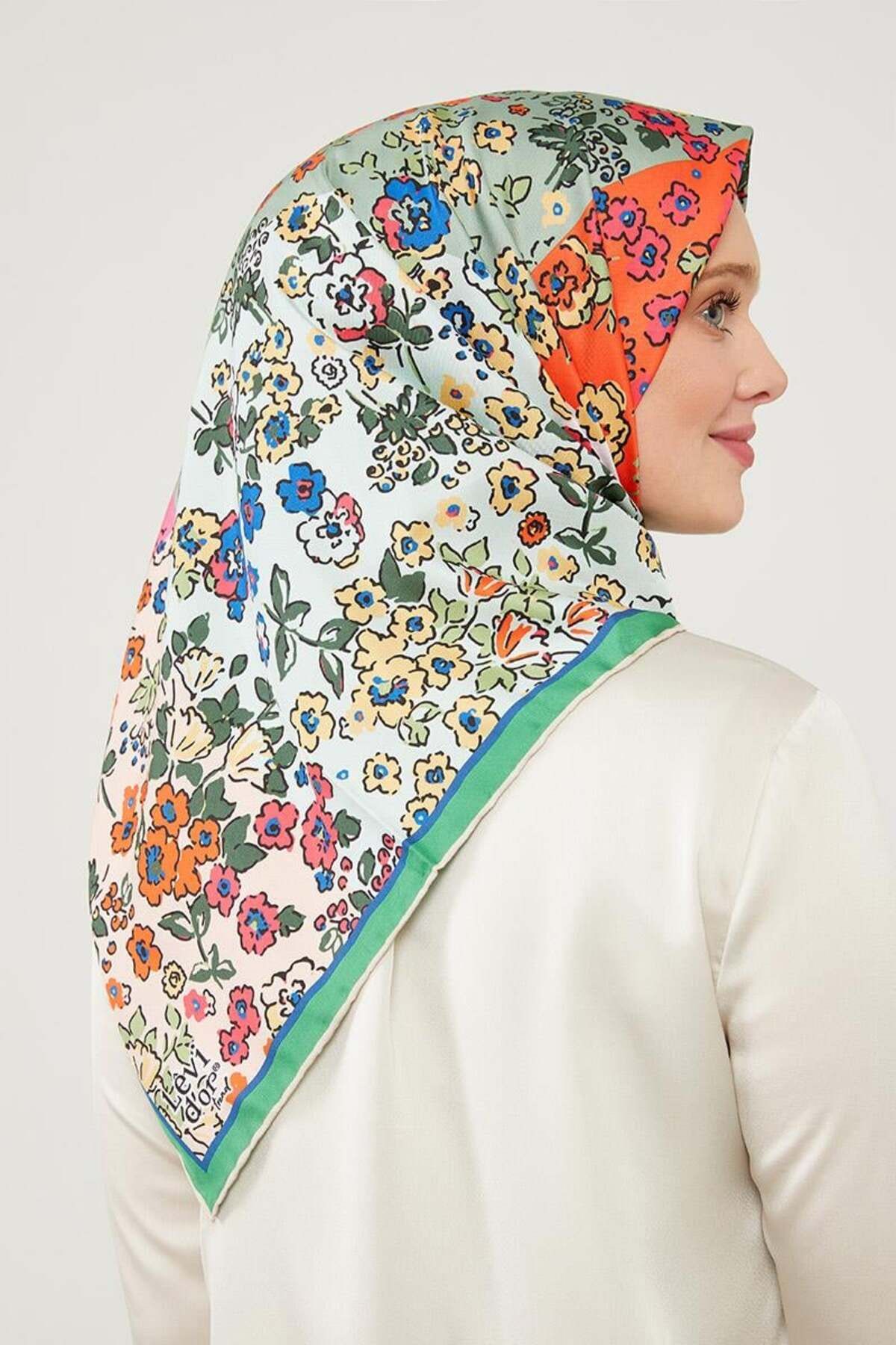 روسری سبز Twill Trend Glean Mine Levidor
