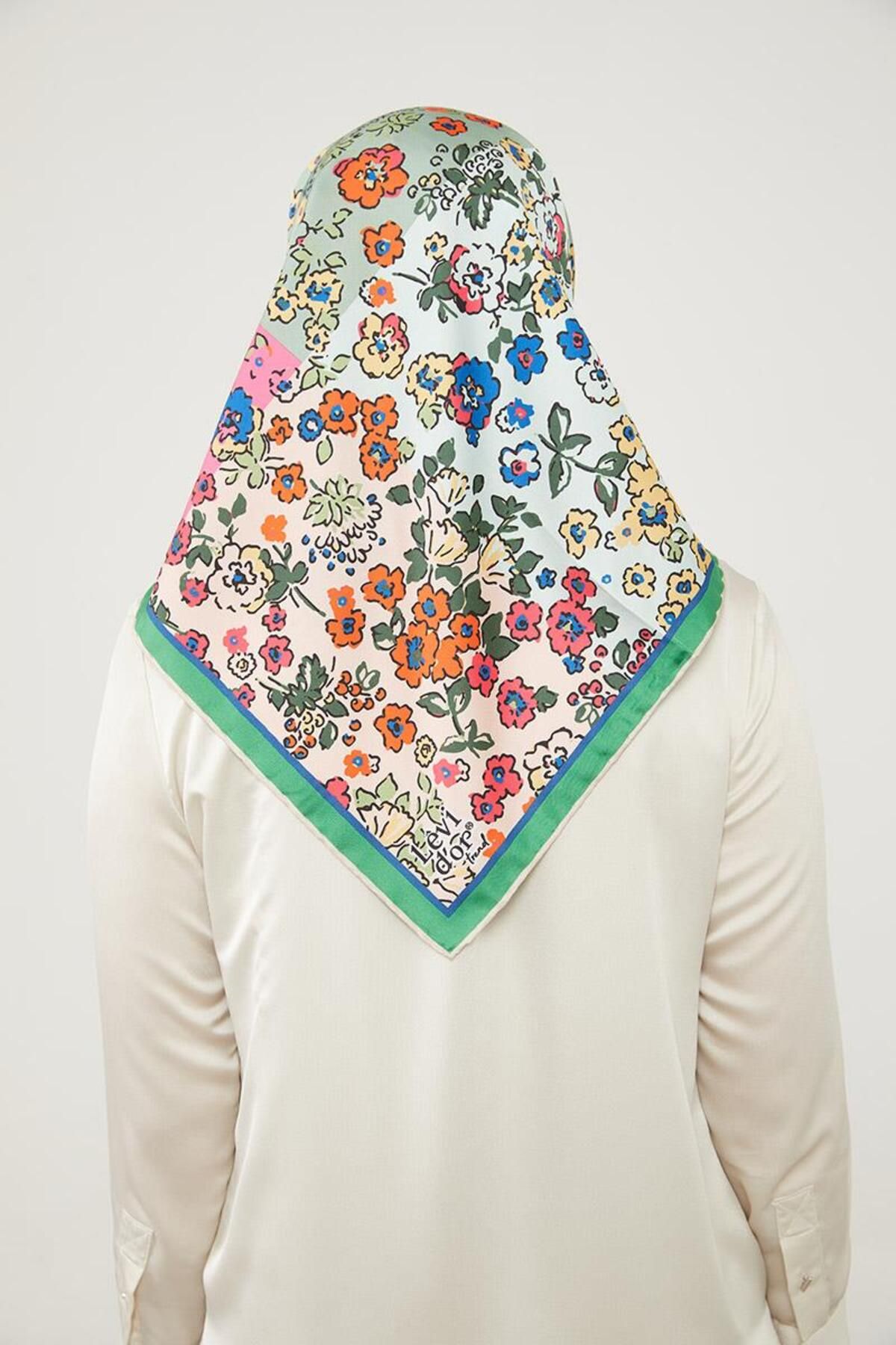روسری سبز Twill Trend Glean Mine Levidor